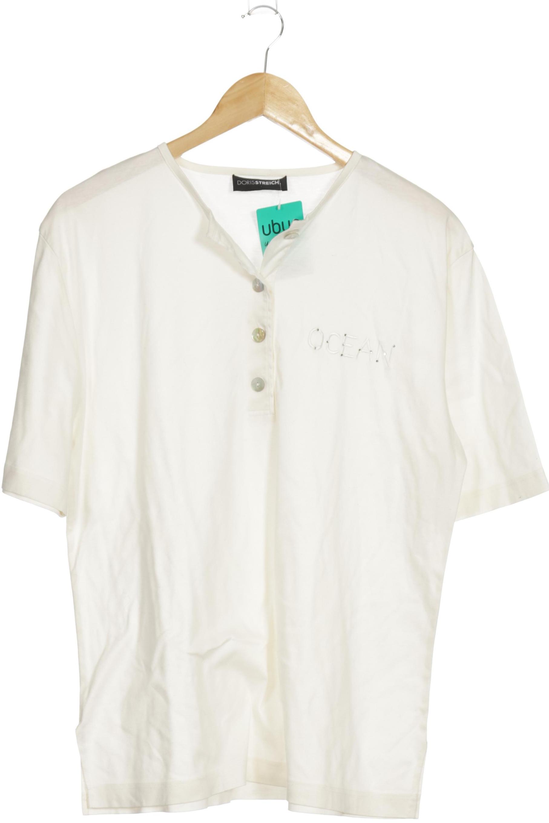 

Doris Streich Damen T-Shirt, beige, Gr. 42