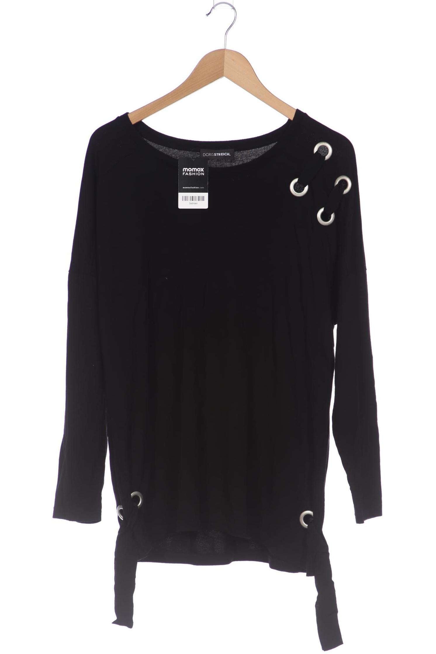 

Doris Streich Damen Langarmshirt, schwarz, Gr. 38