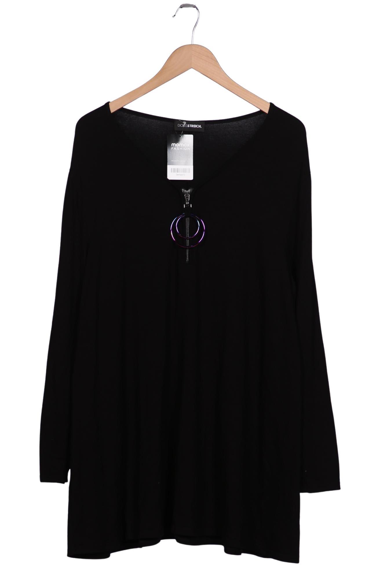 

Doris Streich Damen Langarmshirt, schwarz, Gr. 48