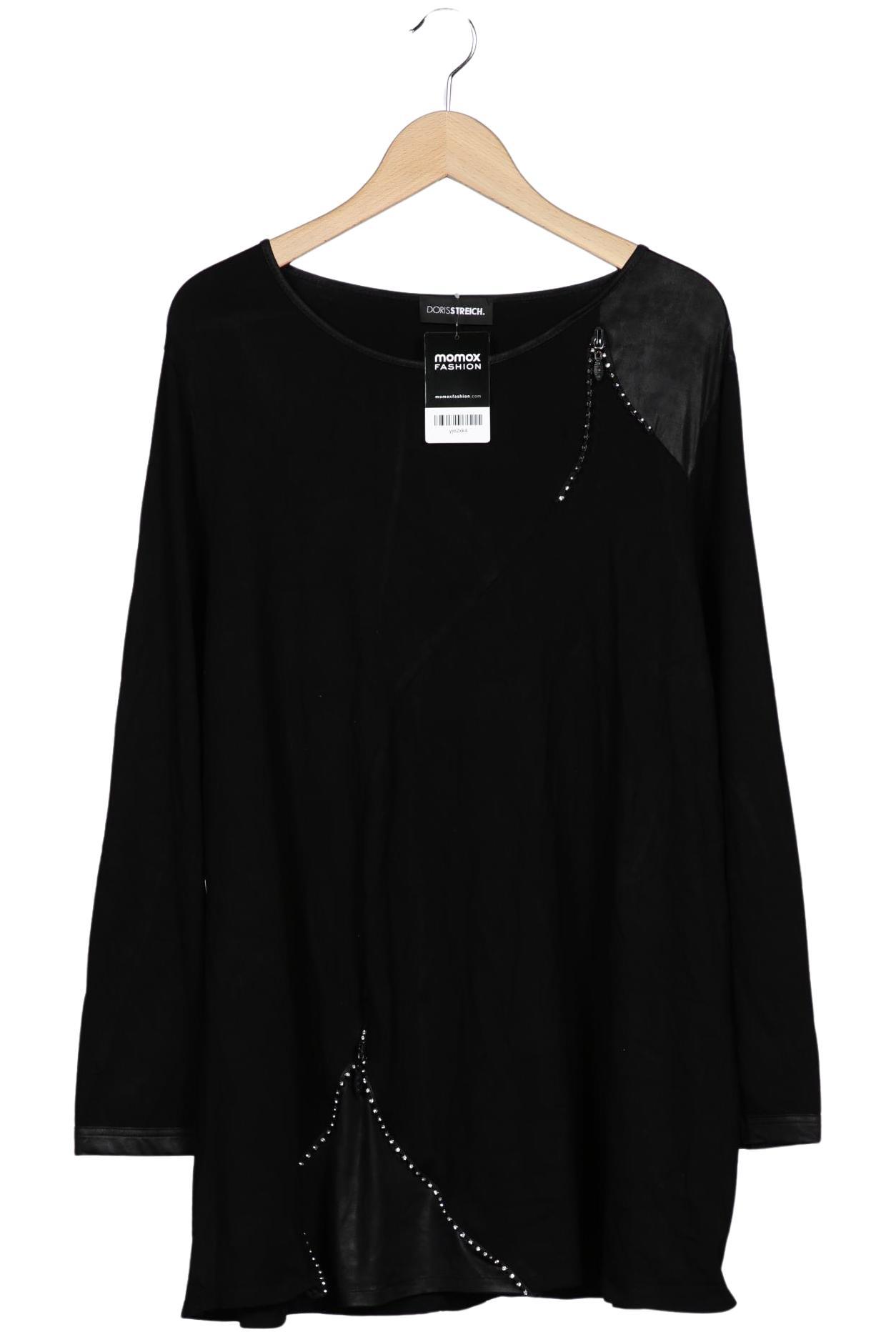 

Doris Streich Damen Langarmshirt, schwarz, Gr. 48