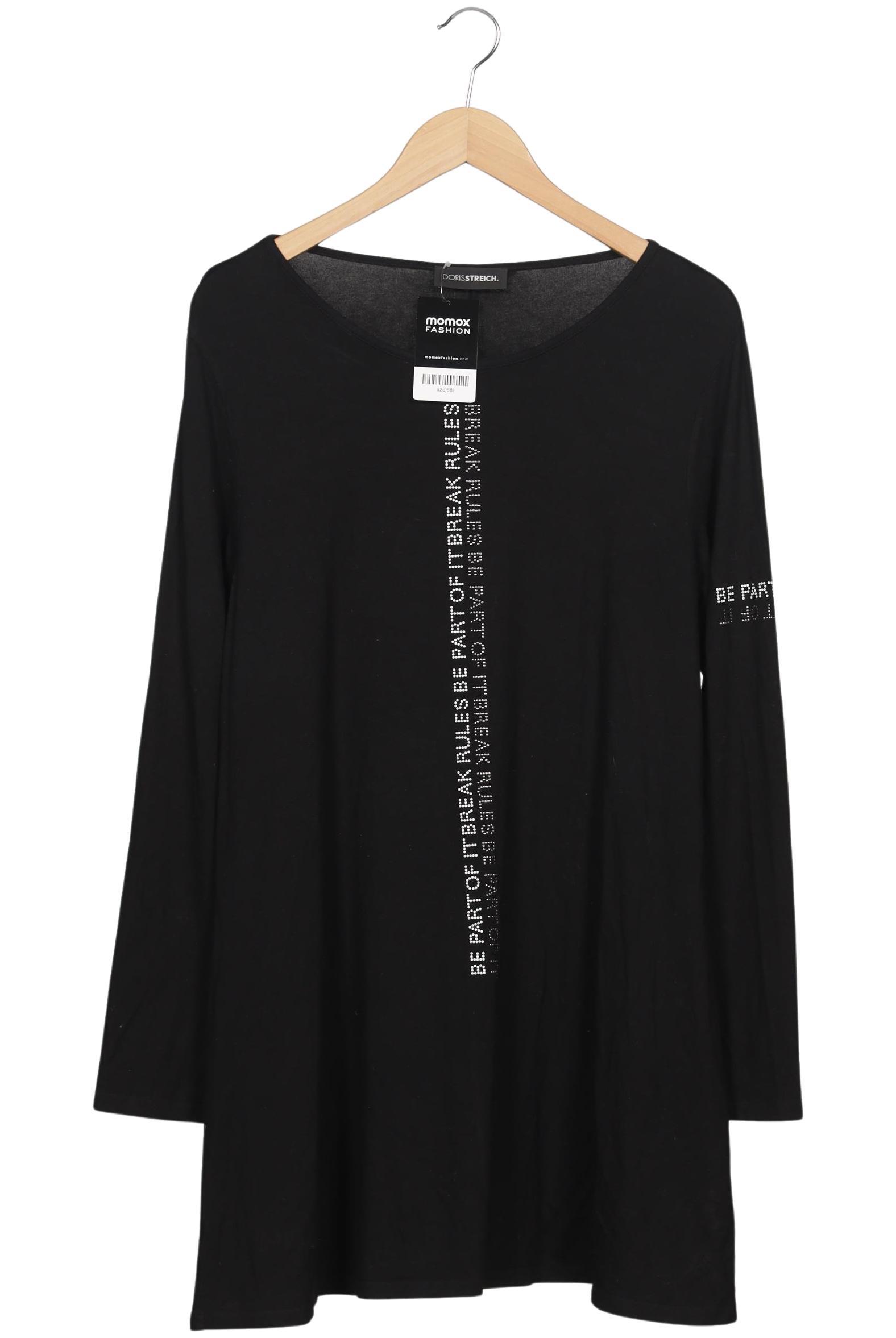 

Doris Streich Damen Langarmshirt, schwarz, Gr. 42