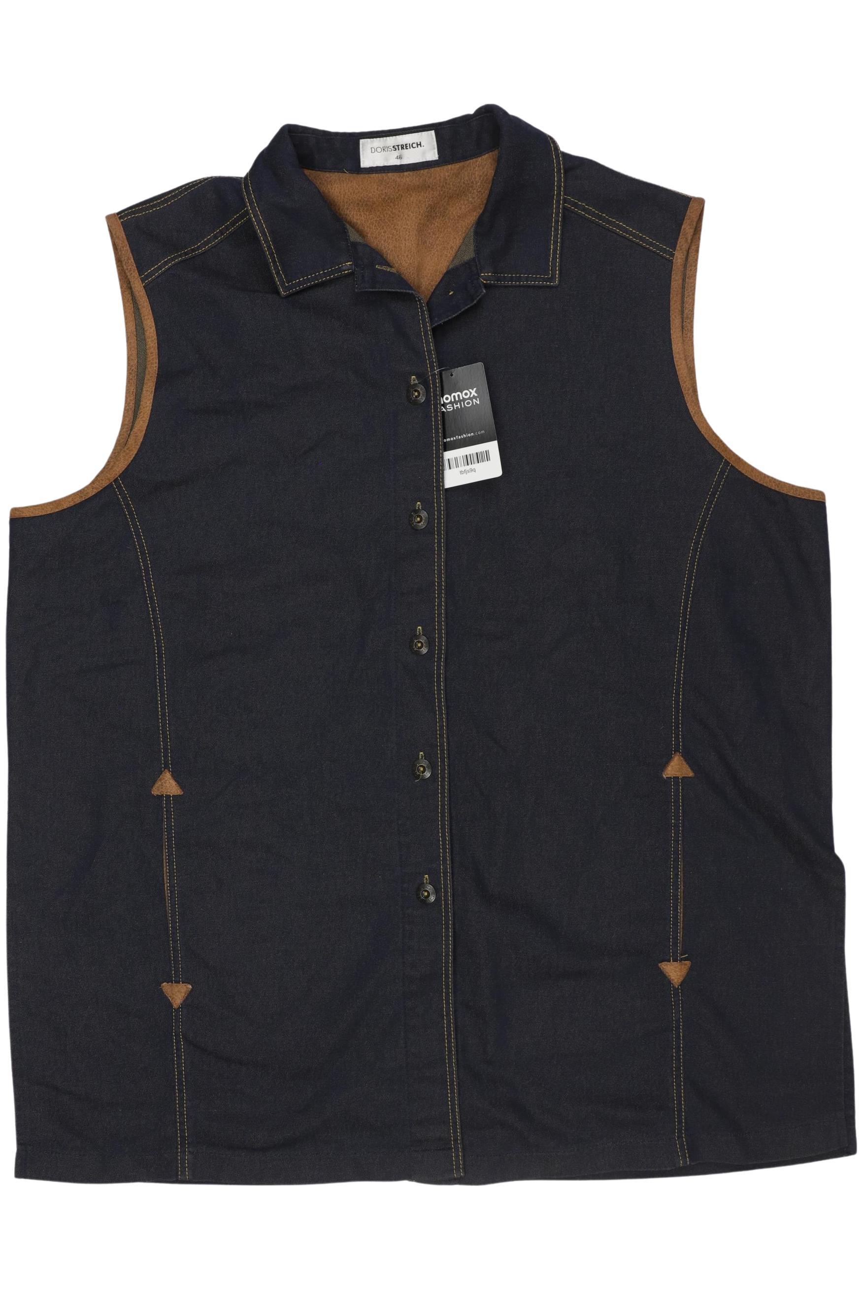 

Doris Streich Damen Weste, marineblau, Gr. 46