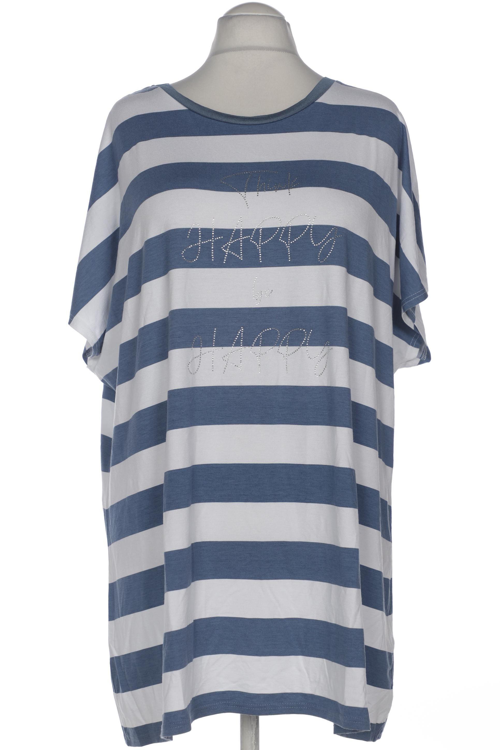 

Doris Streich Damen T-Shirt, blau, Gr. 54