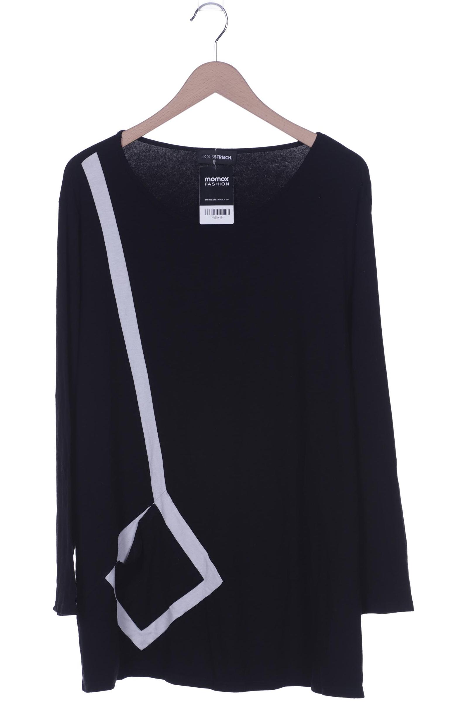 

Doris Streich Damen Langarmshirt, schwarz, Gr. 52