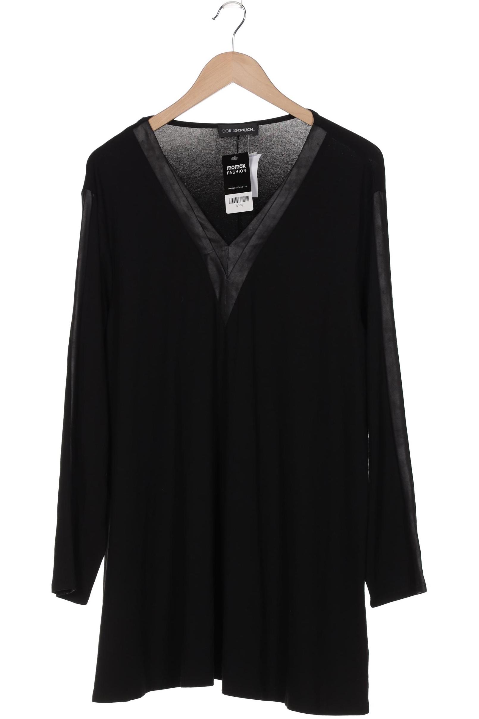 

Doris Streich Damen Langarmshirt, schwarz, Gr. 48