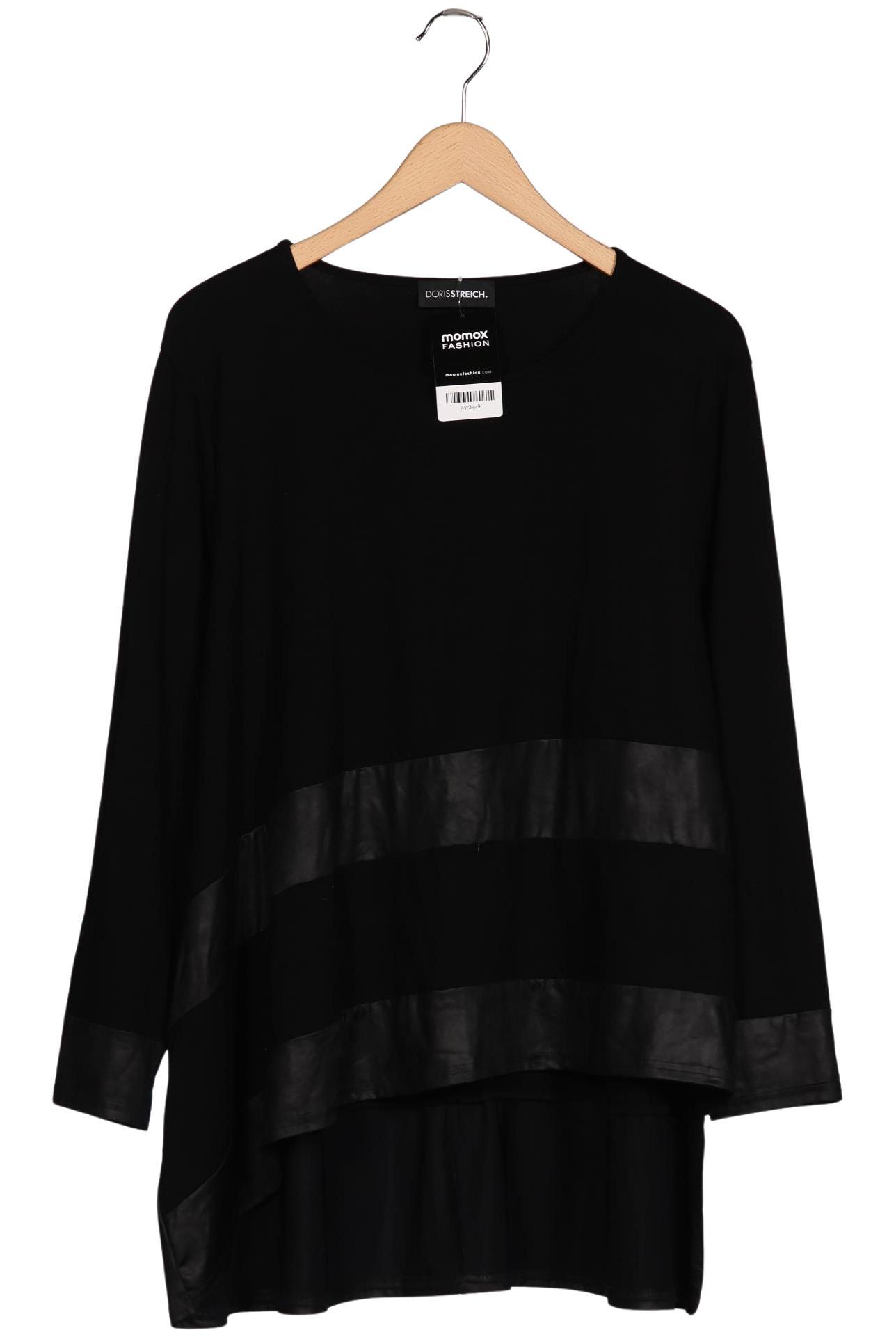 

Doris Streich Damen Langarmshirt, schwarz, Gr. 50