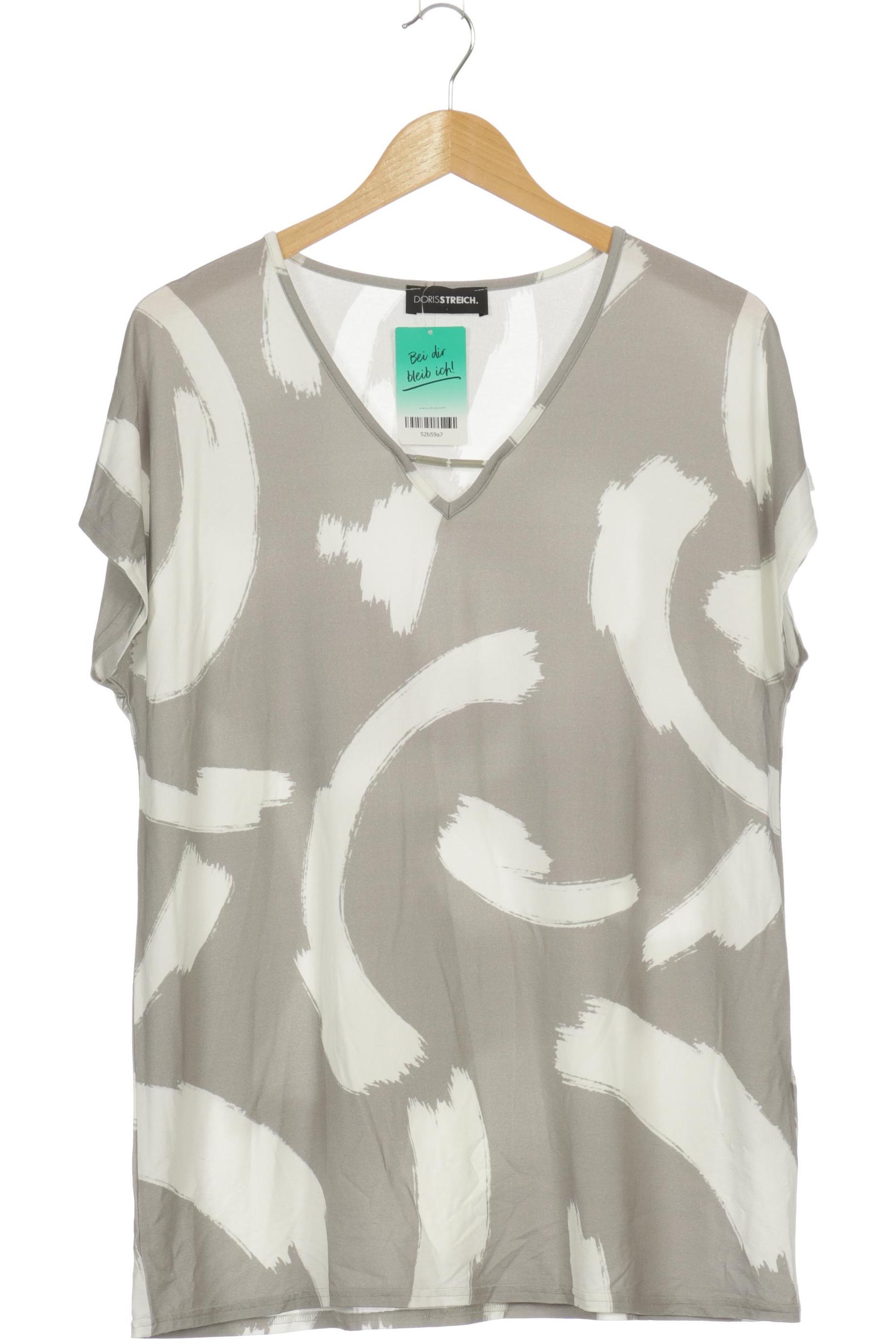

Doris Streich Damen T-Shirt, grau, Gr. 46