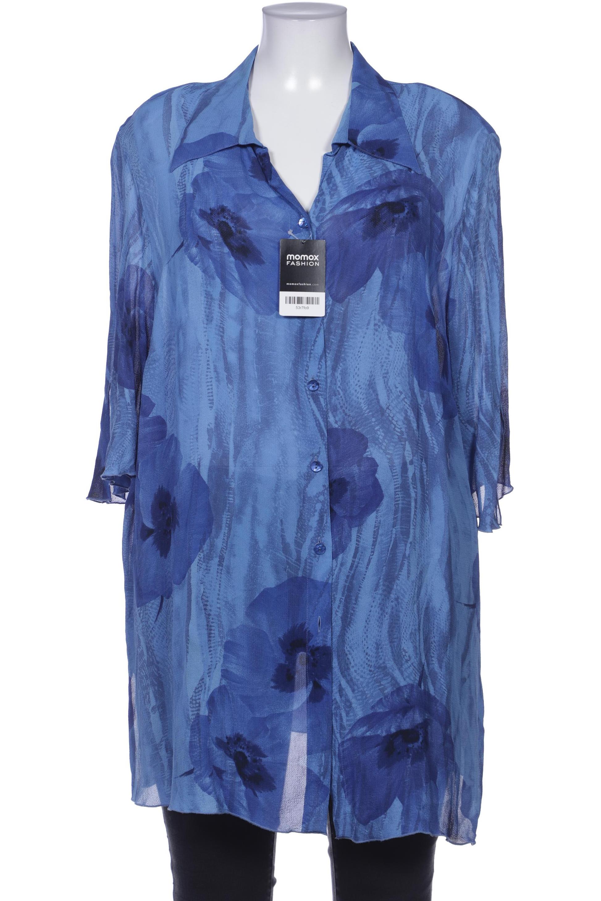 

Doris Streich Damen Bluse, blau, Gr. 52