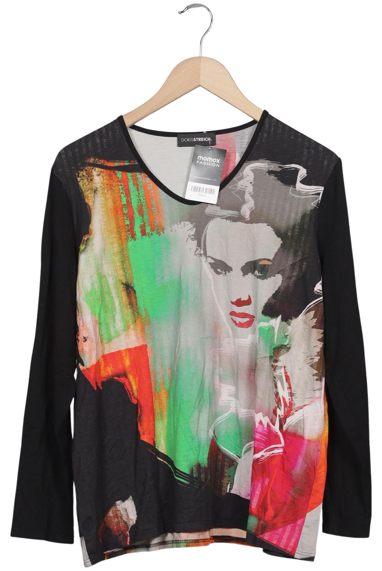 

Doris Streich Damen Langarmshirt, grau, Gr. 44