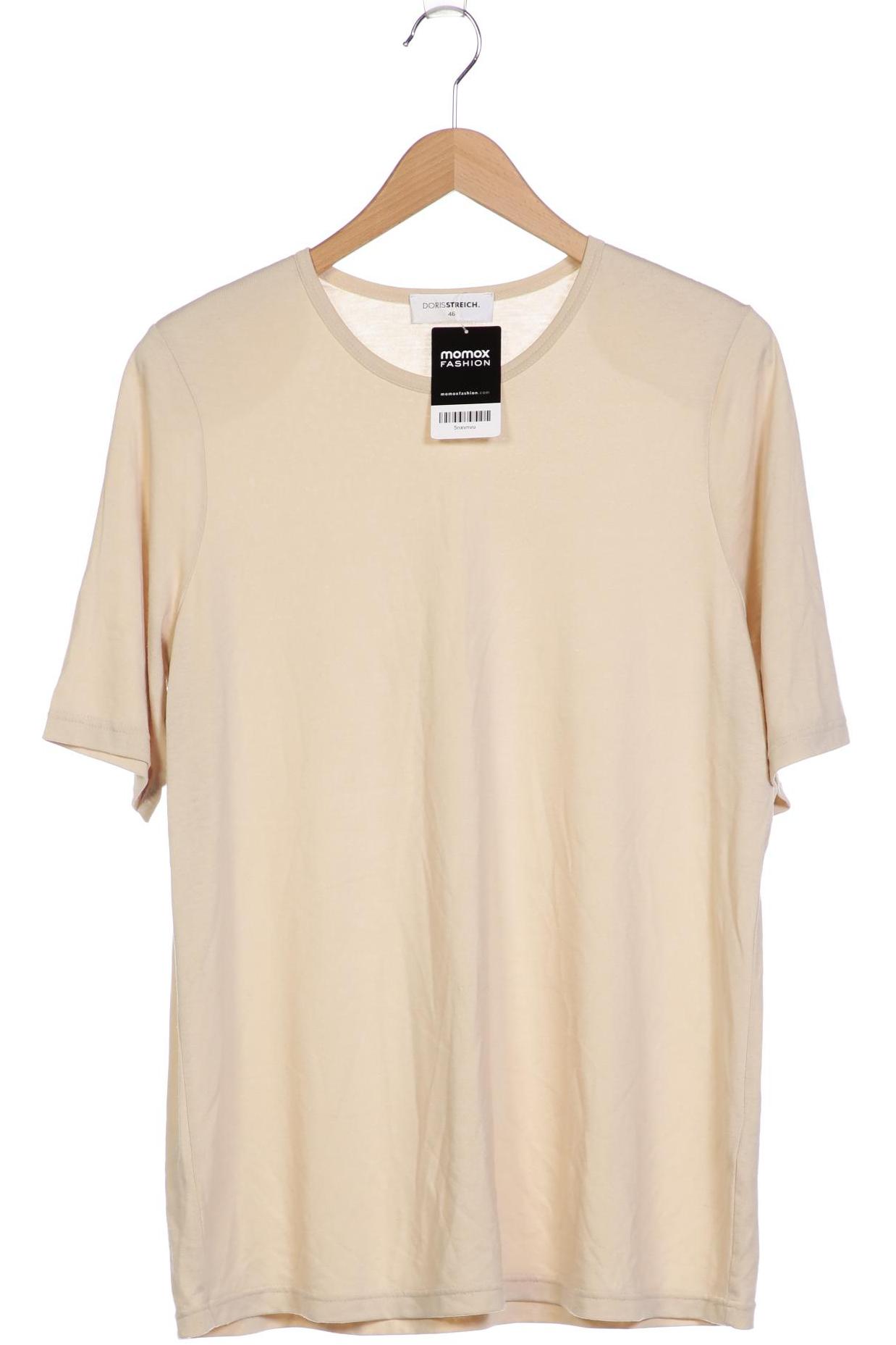 

Doris Streich Damen T-Shirt, beige, Gr. 46