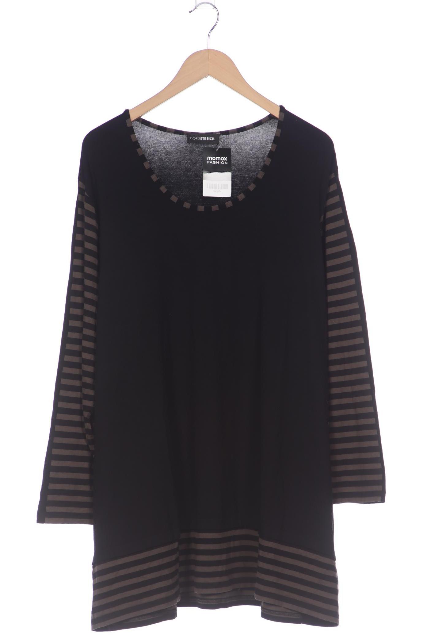 

Doris Streich Damen Langarmshirt, schwarz, Gr. 52