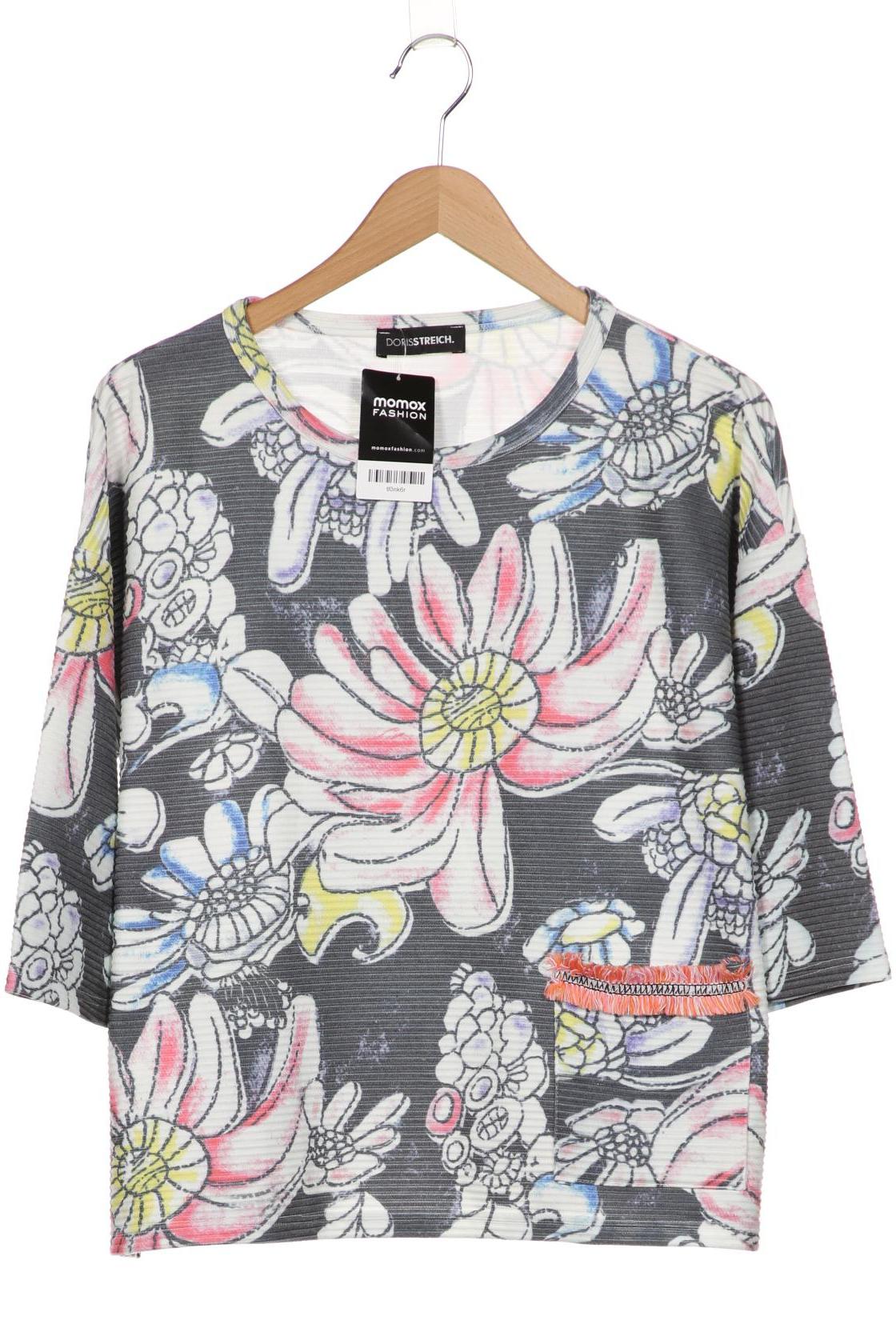 

Doris Streich Damen Langarmshirt, grau, Gr. 38