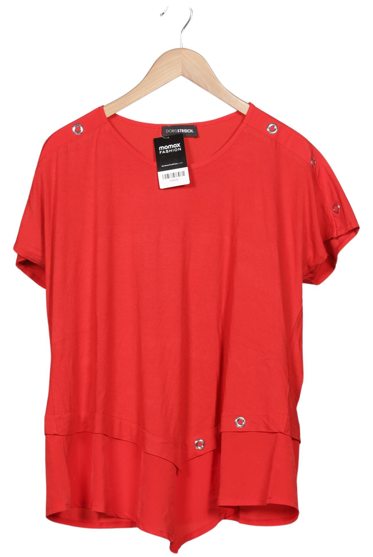

Doris Streich Damen T-Shirt, rot, Gr. 48