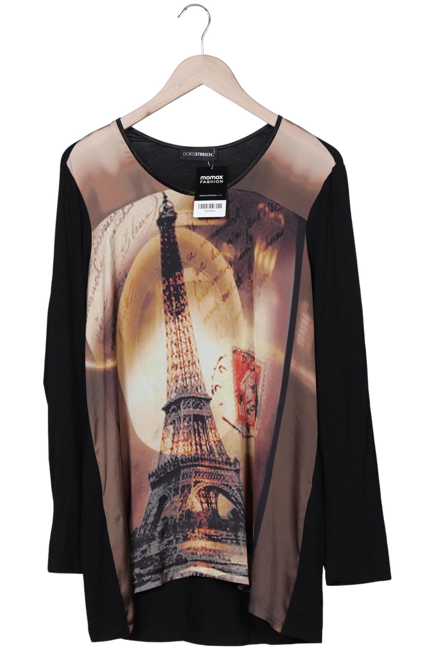 

Doris Streich Damen Langarmshirt, schwarz, Gr. 44