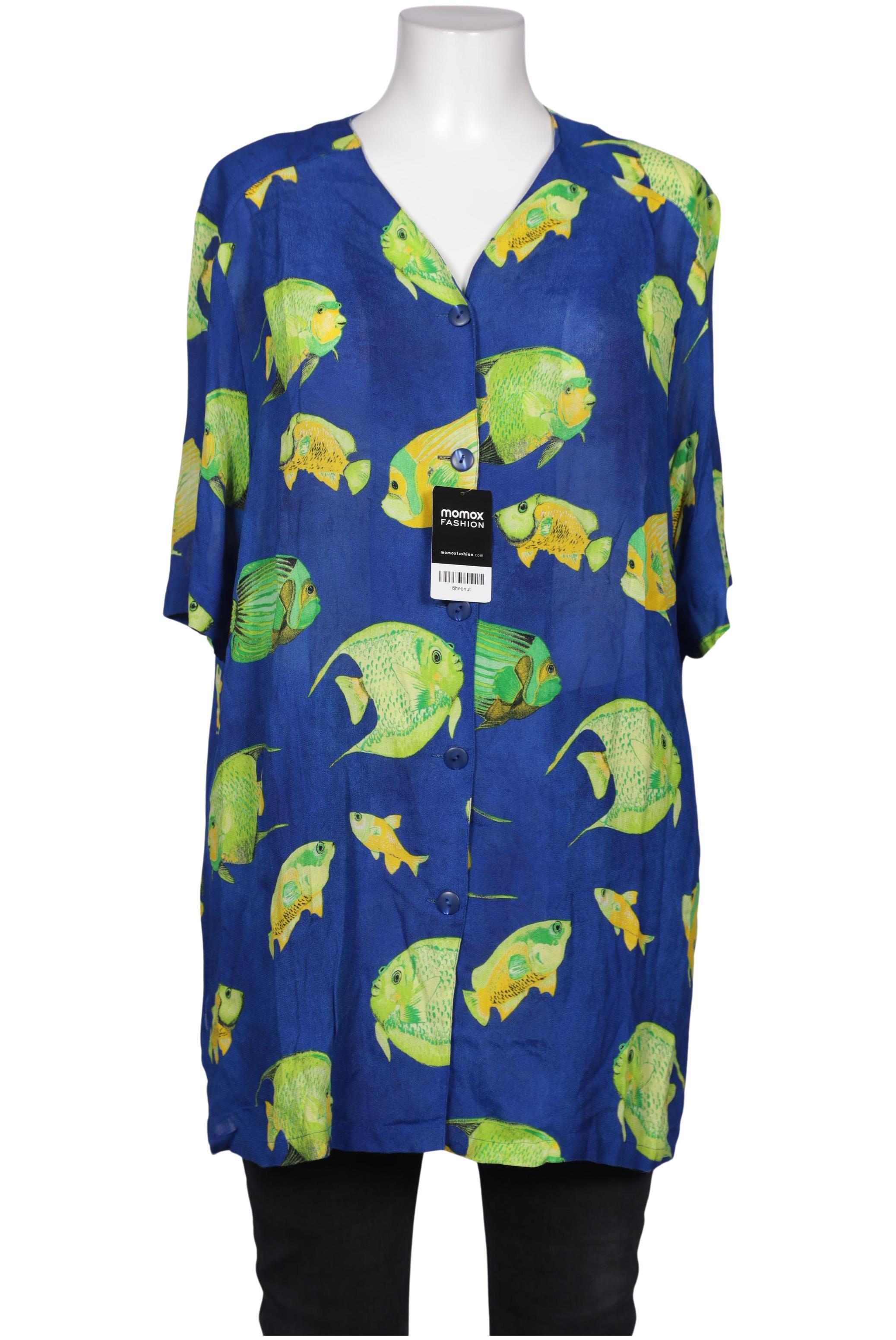 

Doris Streich Damen Bluse, blau, Gr. 48