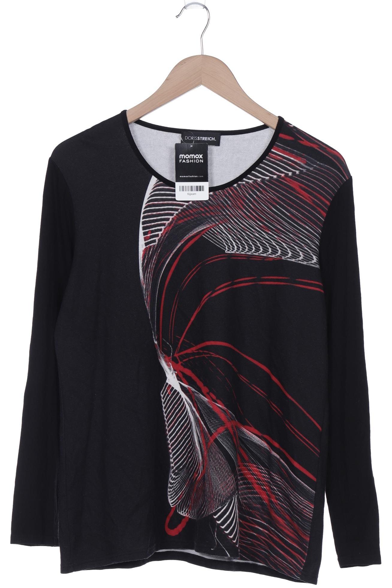 

Doris Streich Damen Langarmshirt, schwarz, Gr. 42