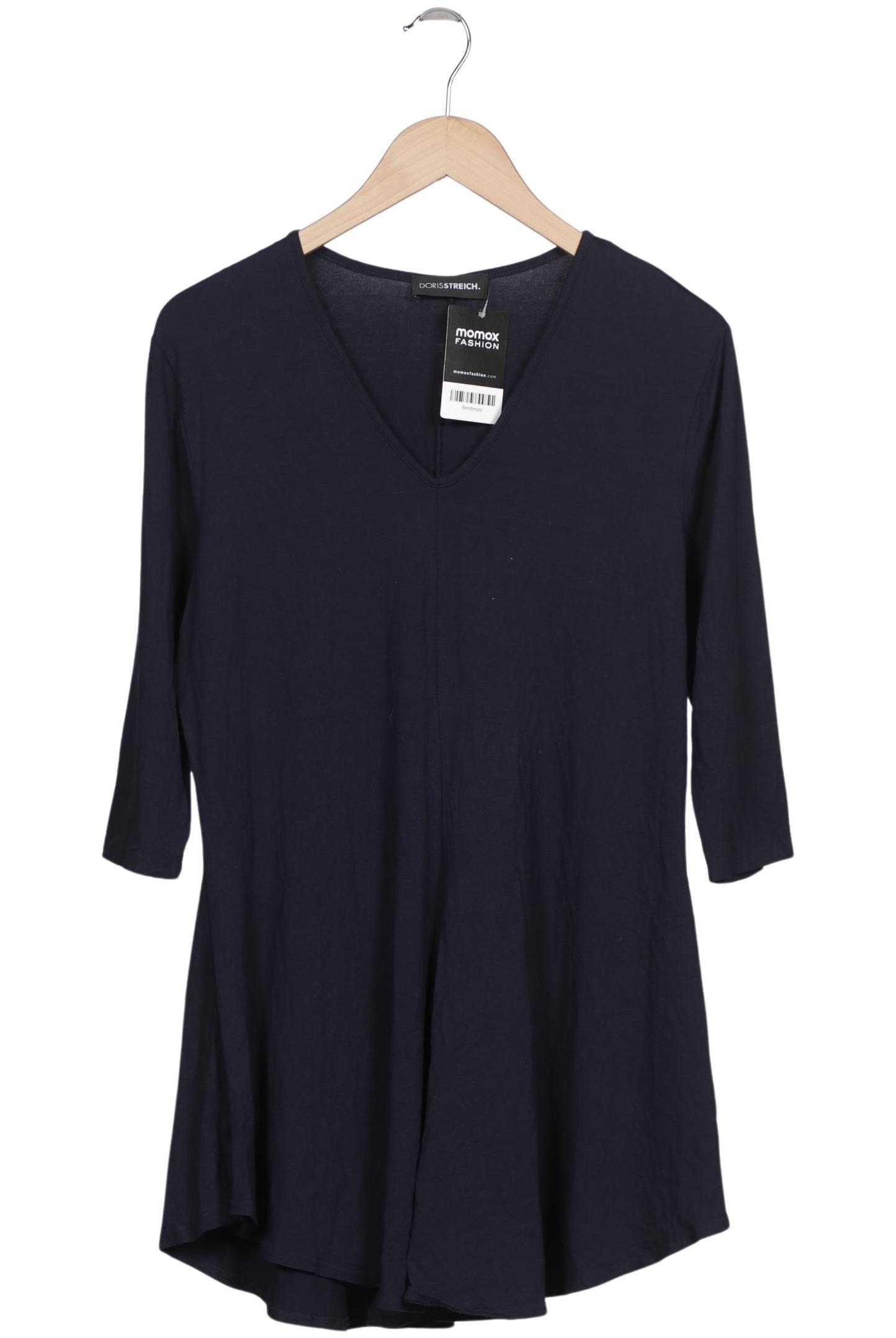 

Doris Streich Damen Langarmshirt, marineblau, Gr. 42