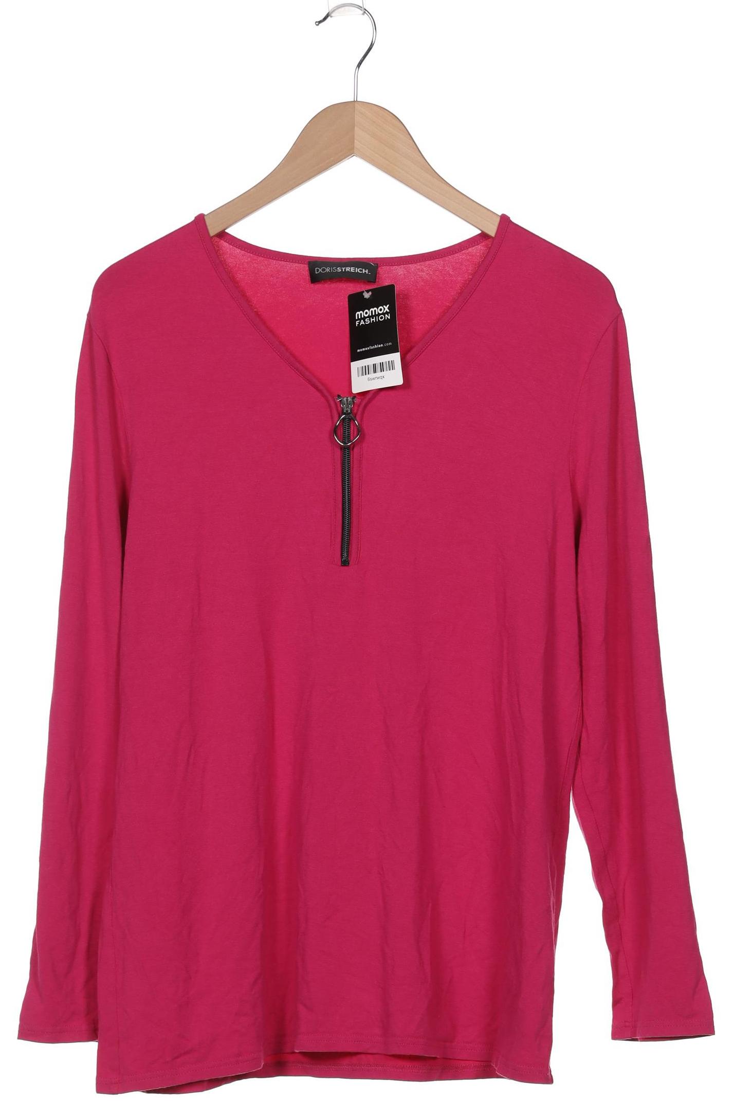 

Doris Streich Damen Langarmshirt, pink, Gr. 44