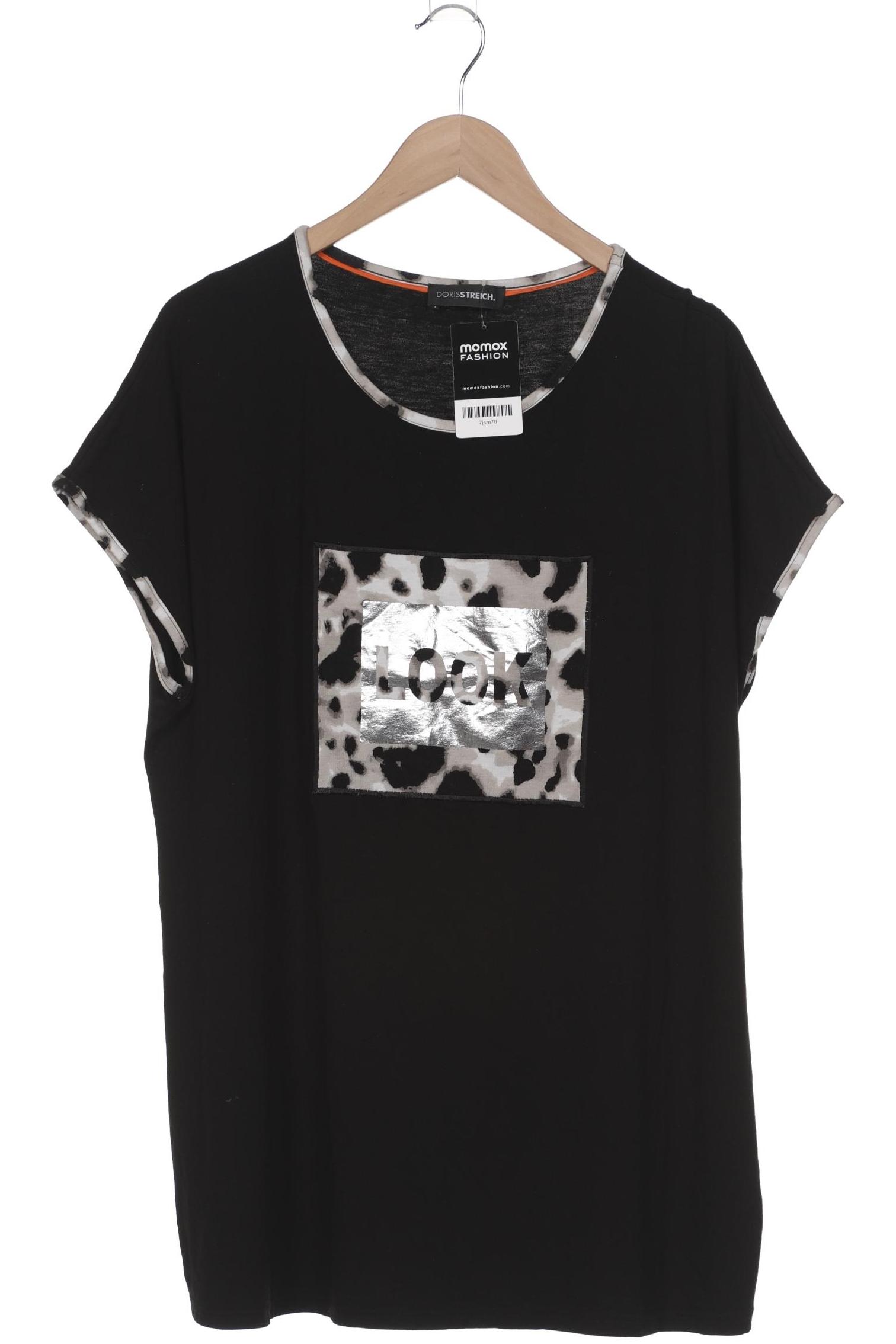 

Doris Streich Damen T-Shirt, schwarz, Gr. 48