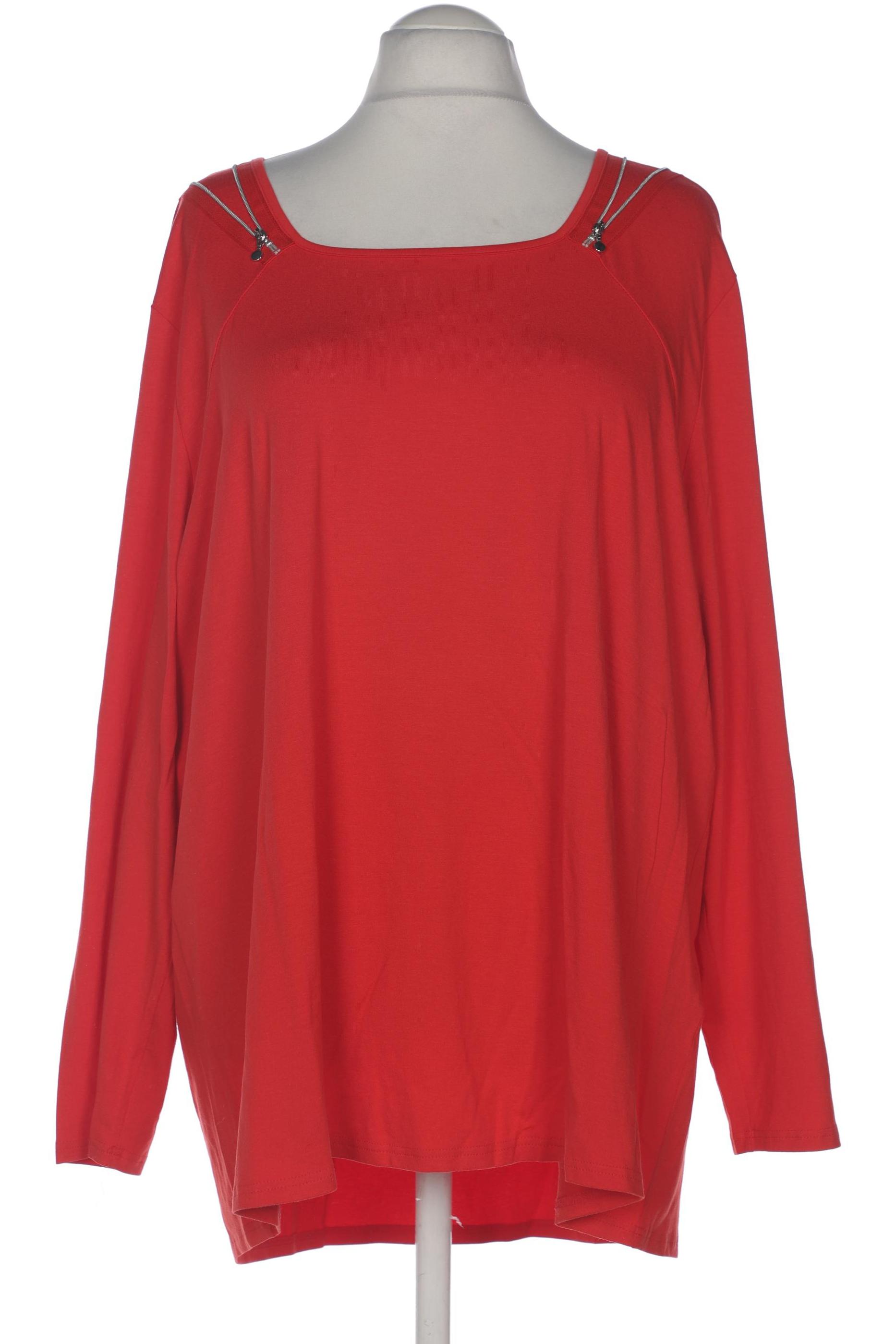 

Doris Streich Damen Langarmshirt, rot, Gr. 54