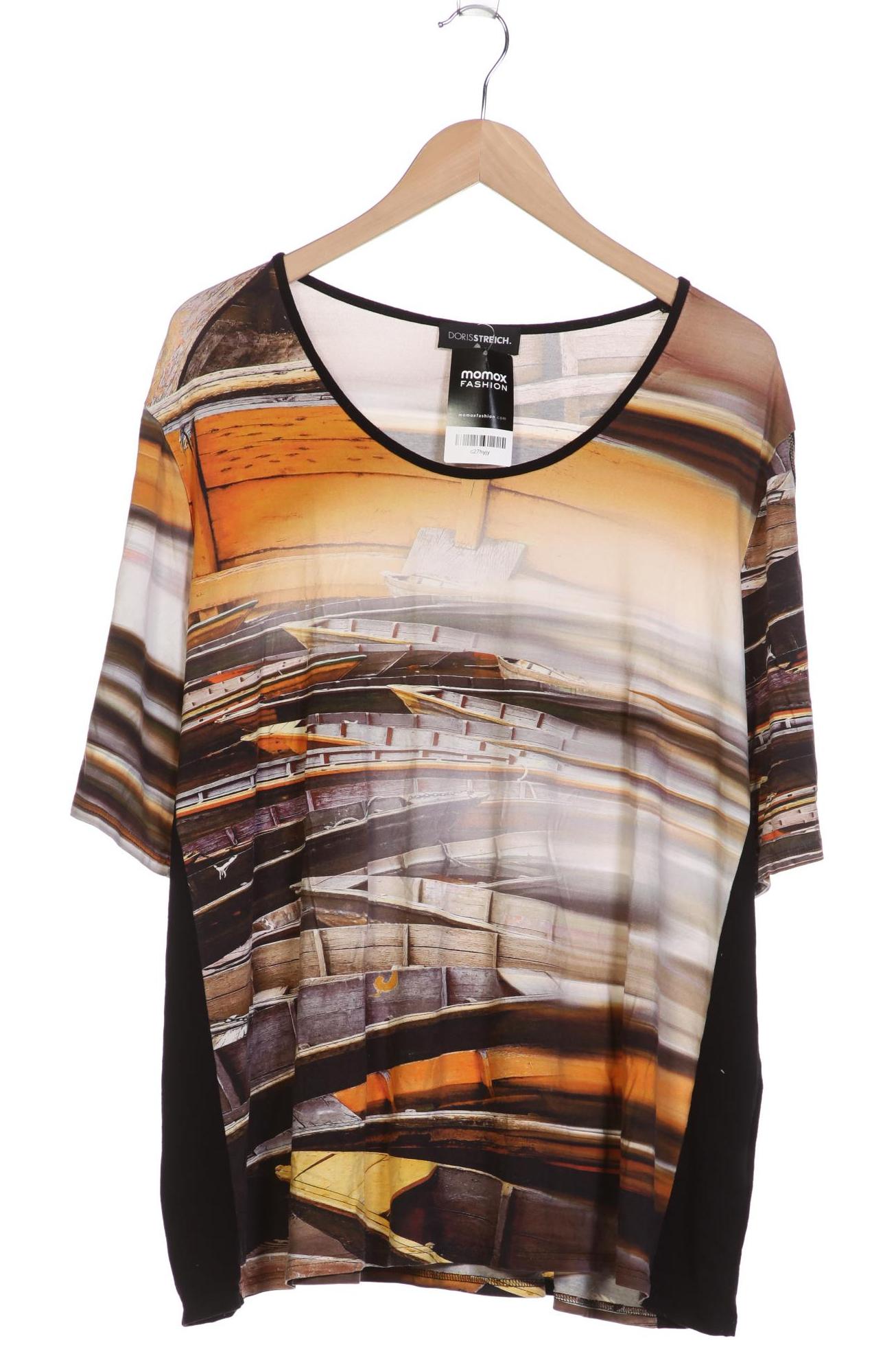 

Doris Streich Damen T-Shirt, braun, Gr. 52