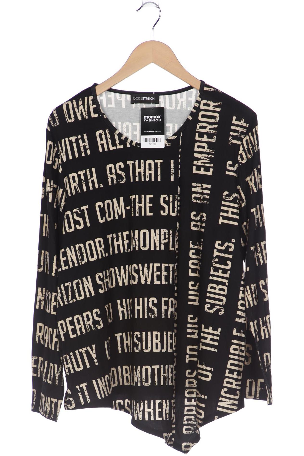 

Doris Streich Damen Langarmshirt, schwarz