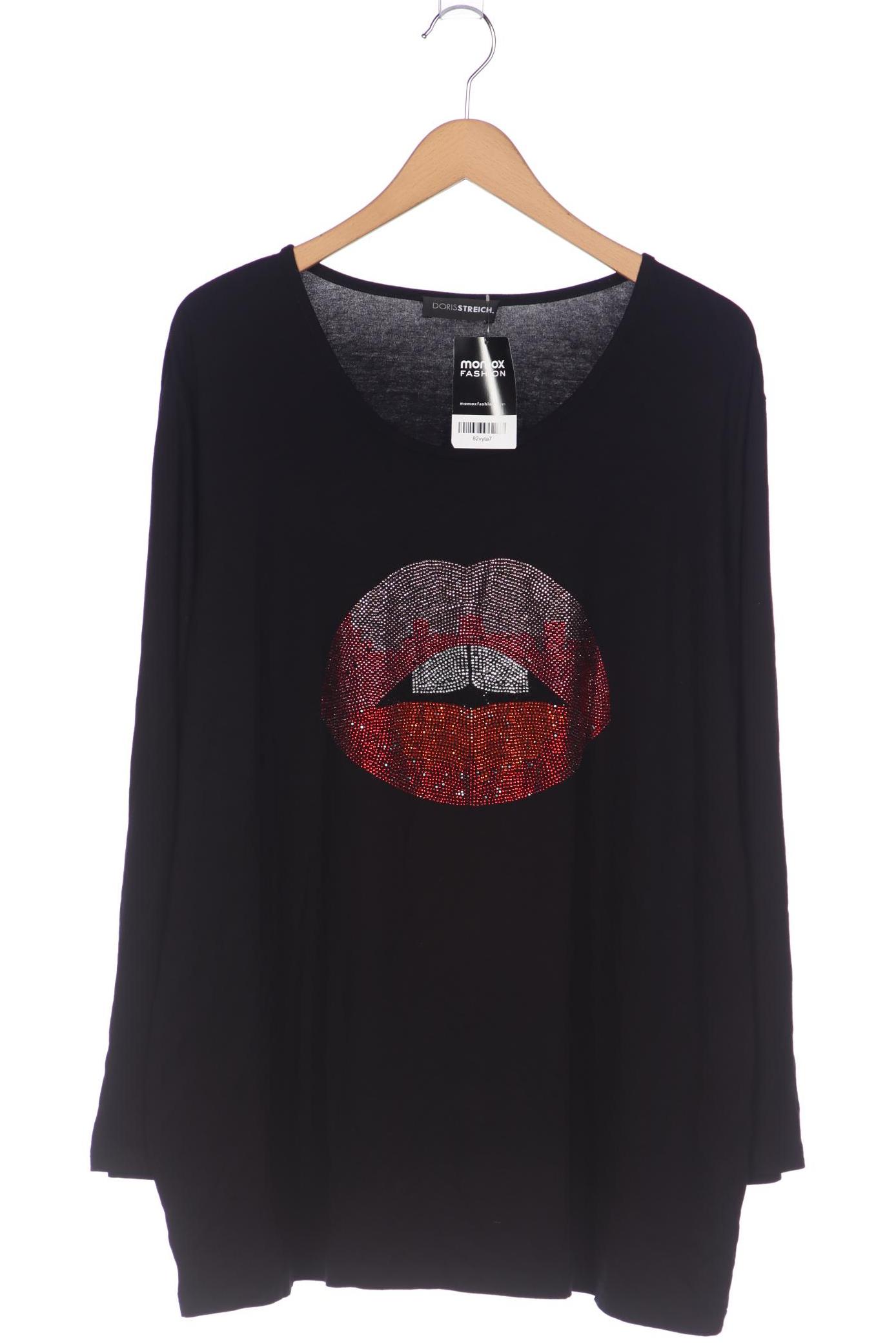 

Doris Streich Damen Langarmshirt, schwarz, Gr. 48