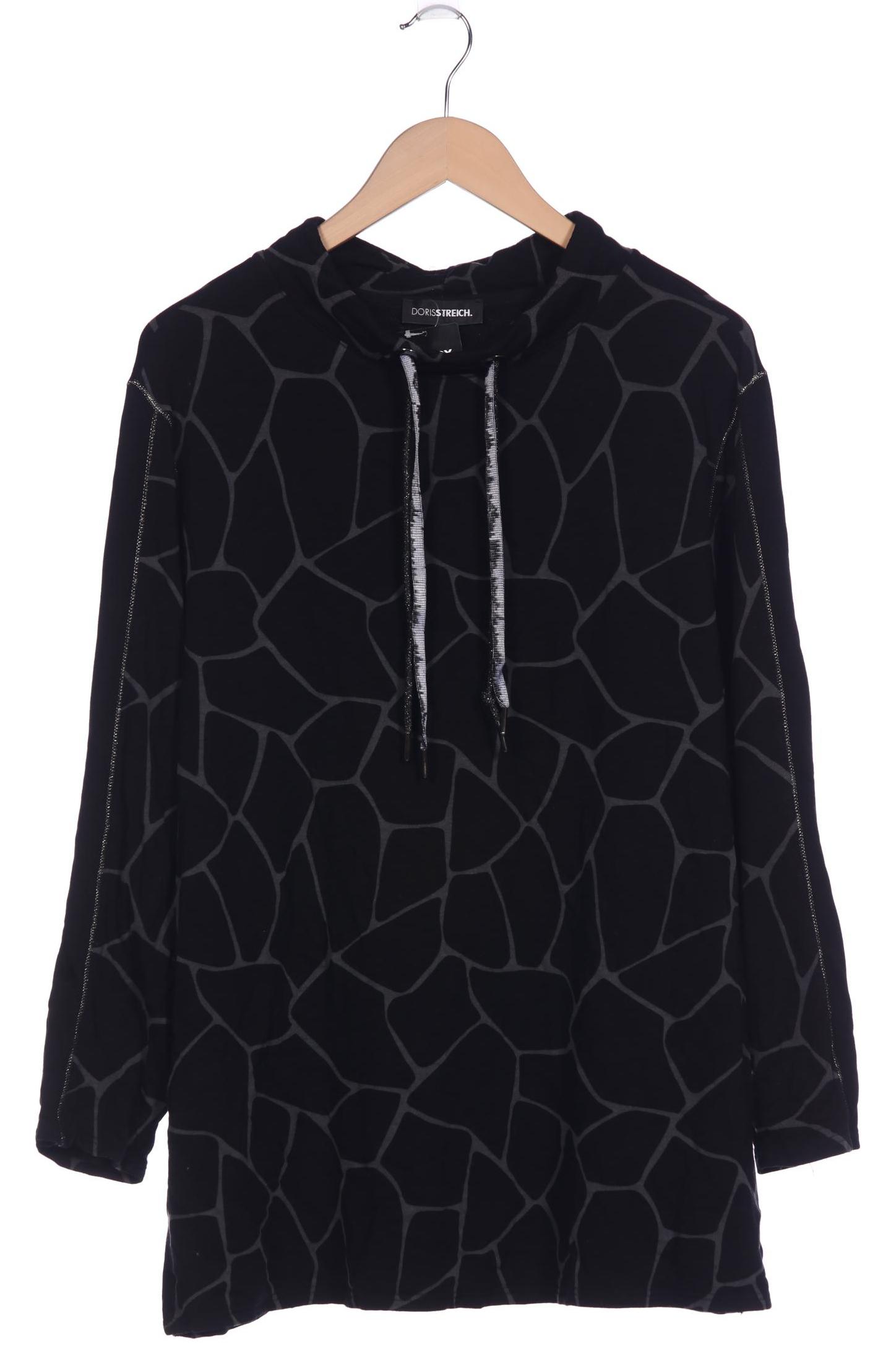 

Doris Streich Damen Sweatshirt, schwarz, Gr. 44