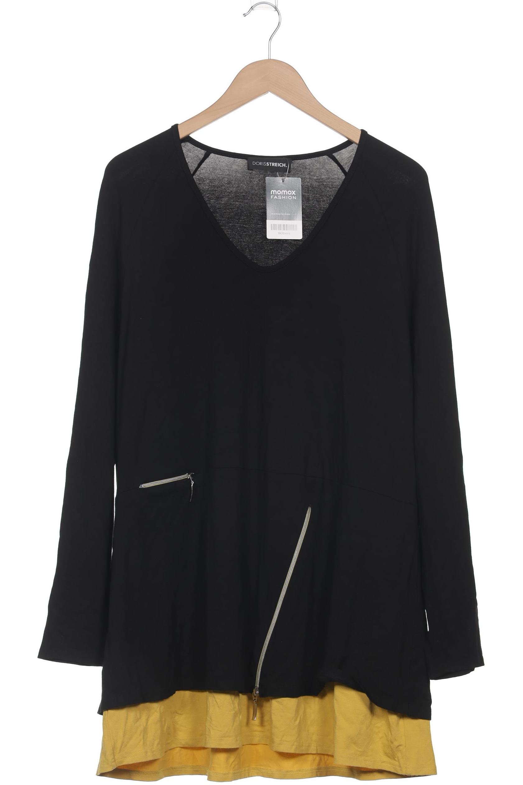 

Doris Streich Damen Langarmshirt, schwarz, Gr. 48