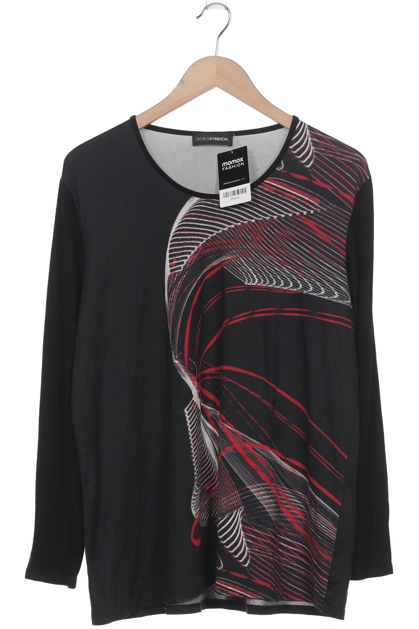 

Doris Streich Damen Langarmshirt, schwarz, Gr. 46