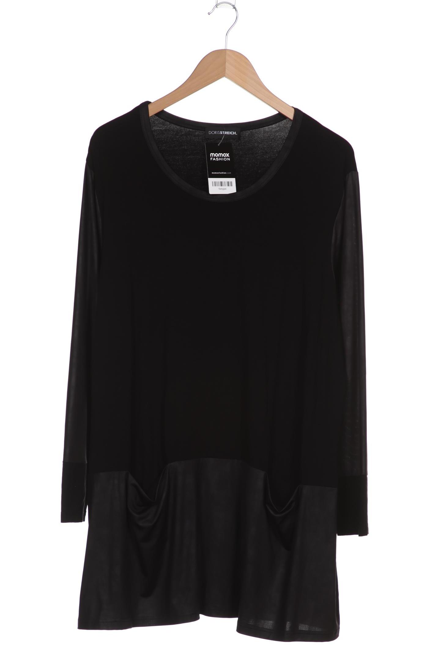 

Doris Streich Damen Langarmshirt, schwarz, Gr. 50