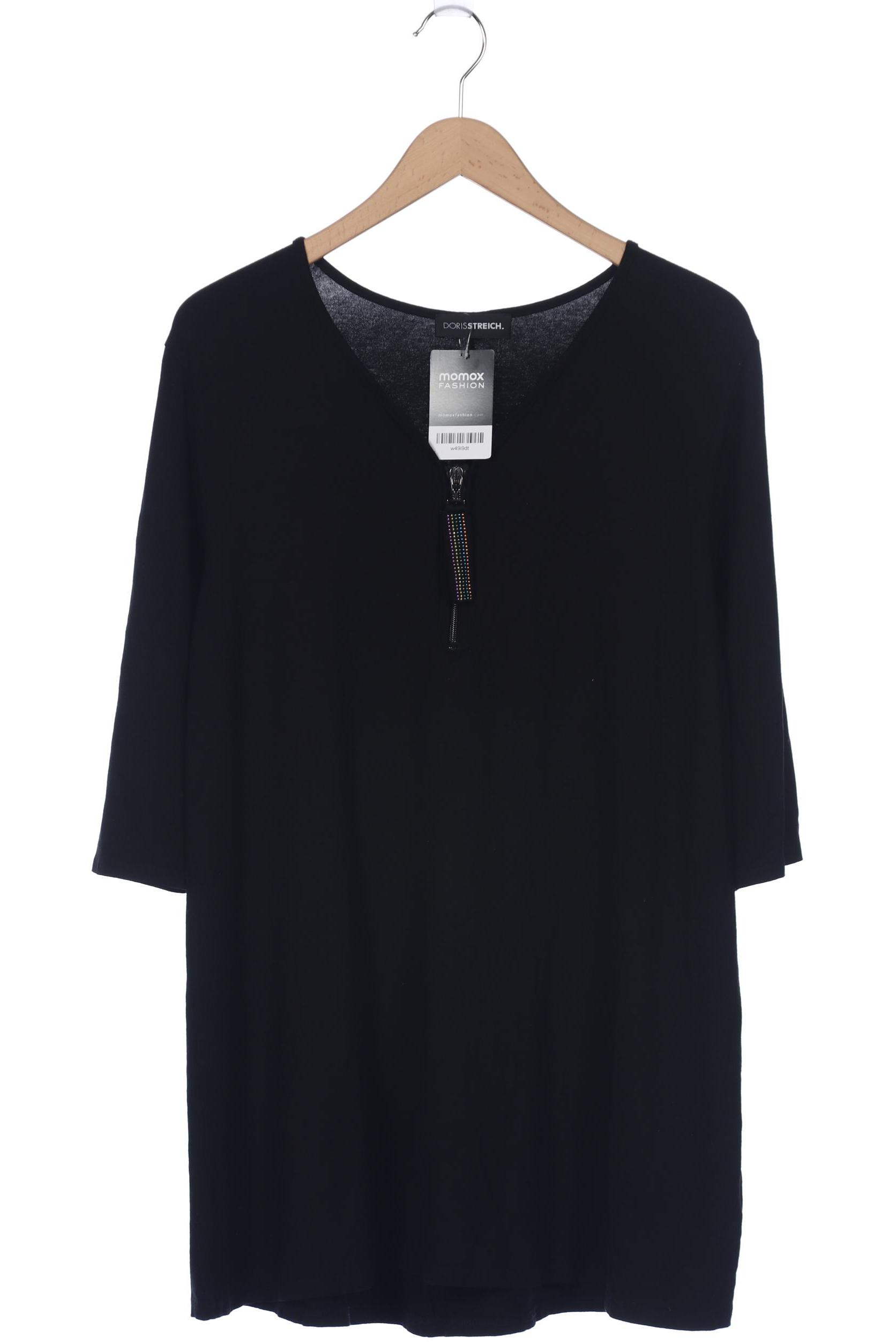 

Doris Streich Damen Langarmshirt, schwarz, Gr. 44
