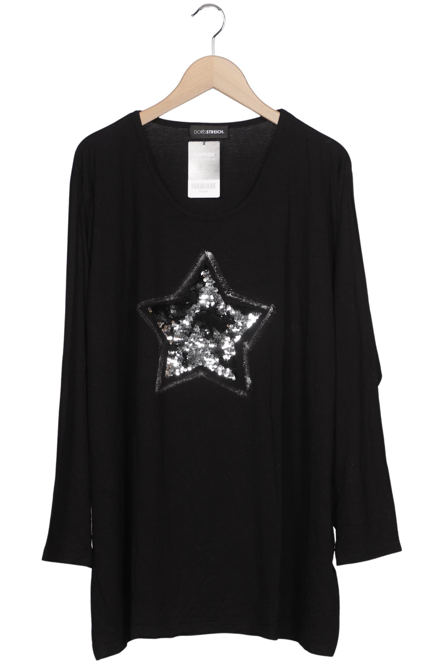 

Doris Streich Damen Langarmshirt, schwarz, Gr. 52