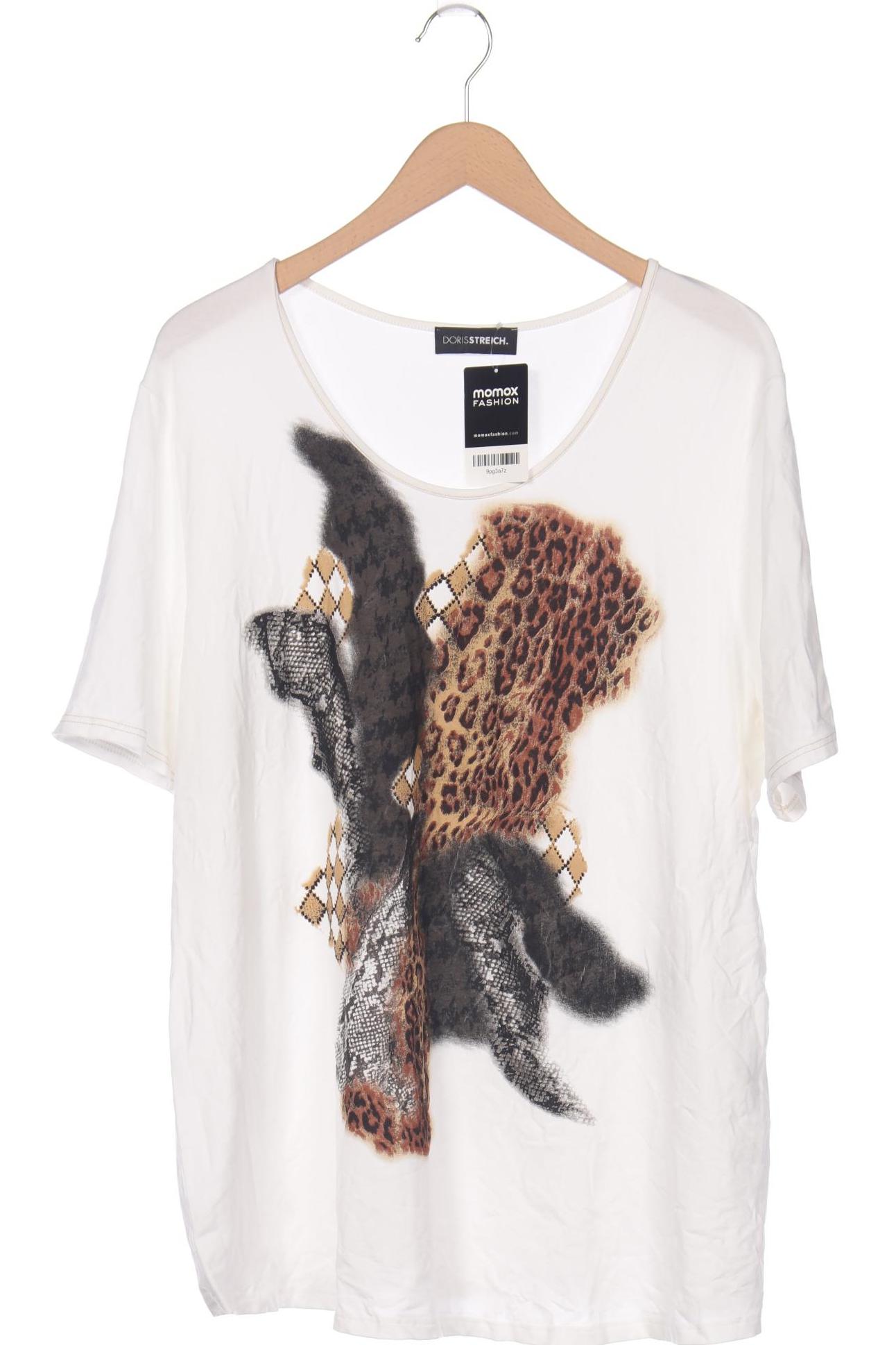 

Doris Streich Damen T-Shirt, weiß, Gr. 52