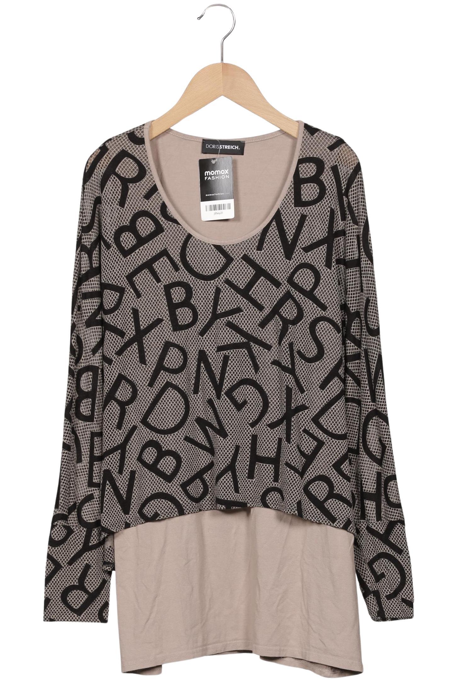 

Doris Streich Damen Langarmshirt, beige, Gr. 40