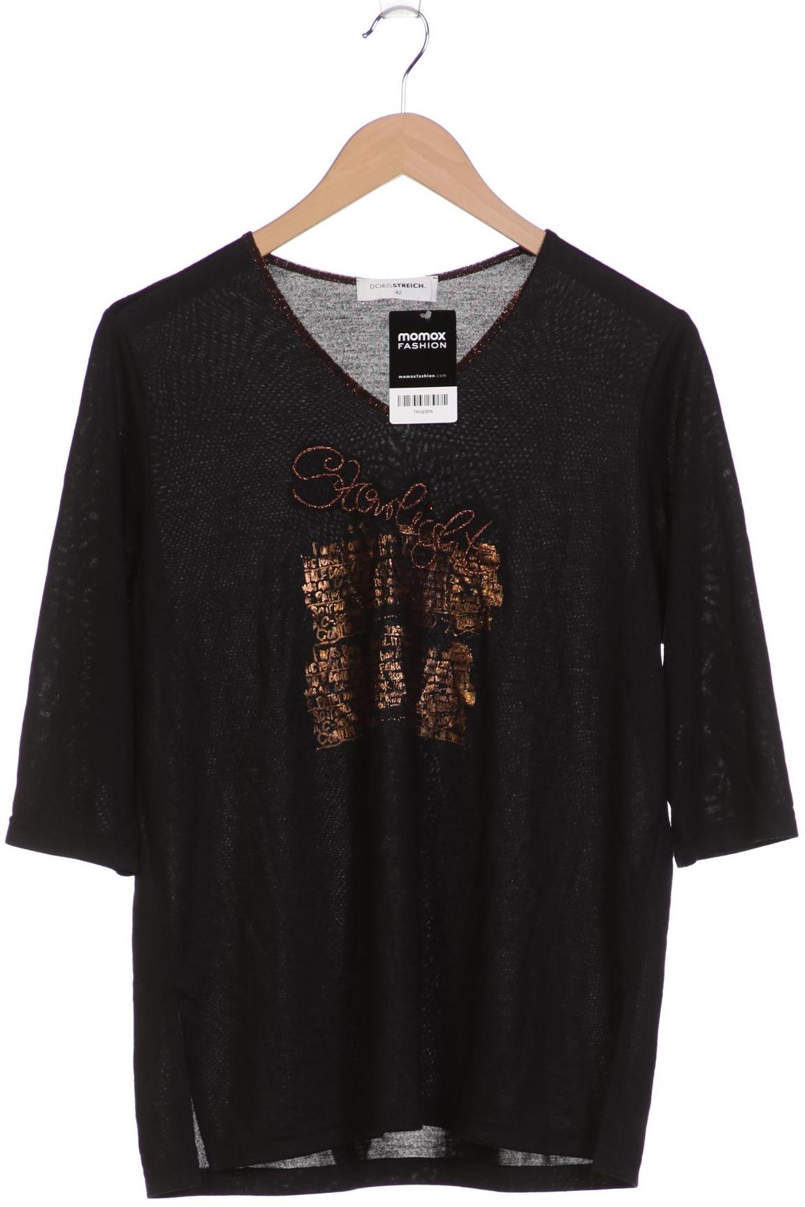 

Doris Streich Damen T-Shirt, schwarz, Gr. 42