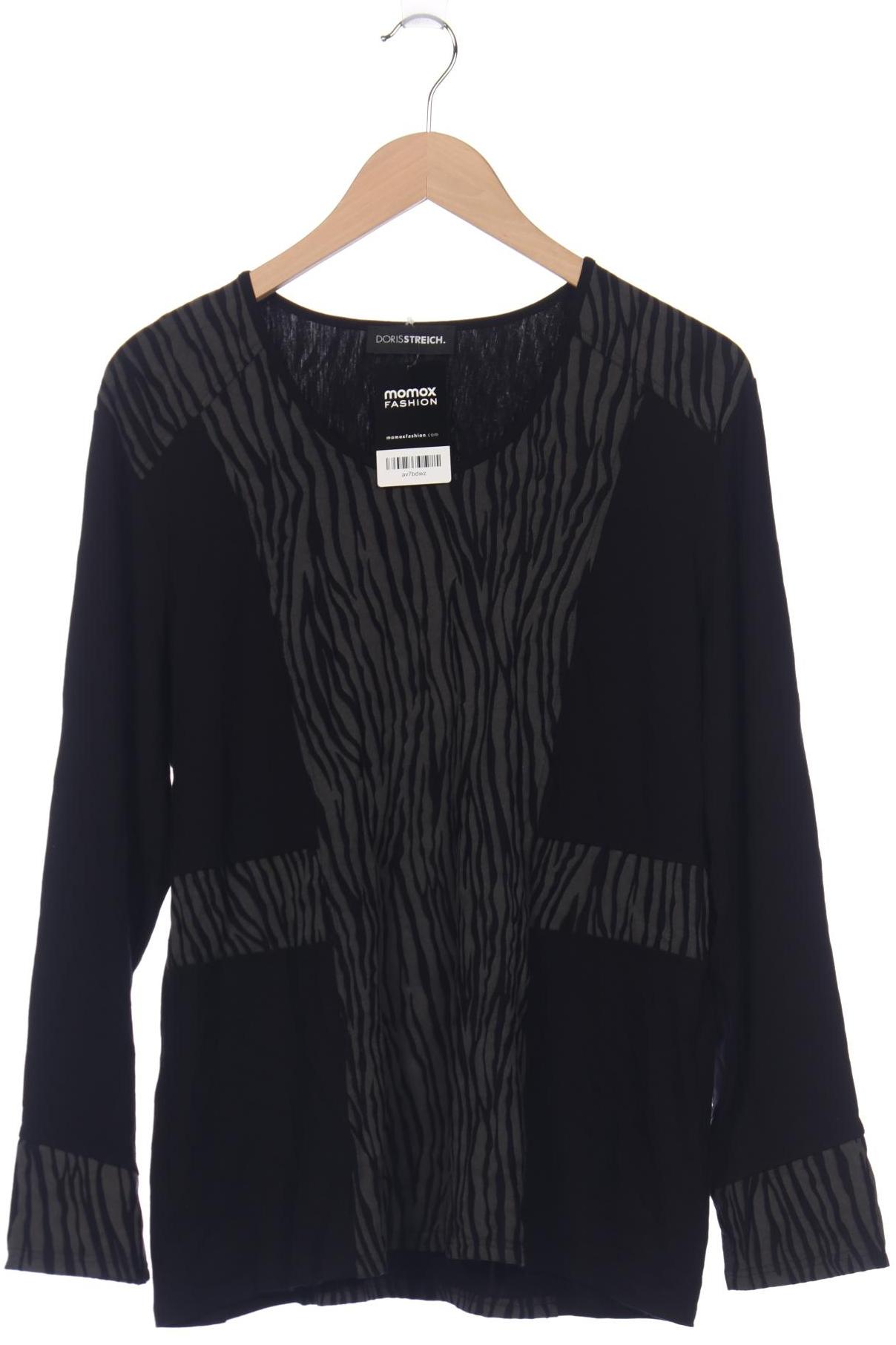 

Doris Streich Damen Langarmshirt, schwarz, Gr. 46