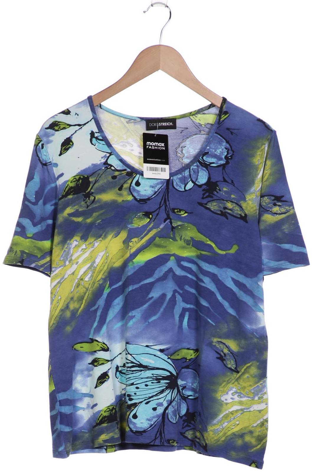 

Doris Streich Damen T-Shirt, blau, Gr. 46