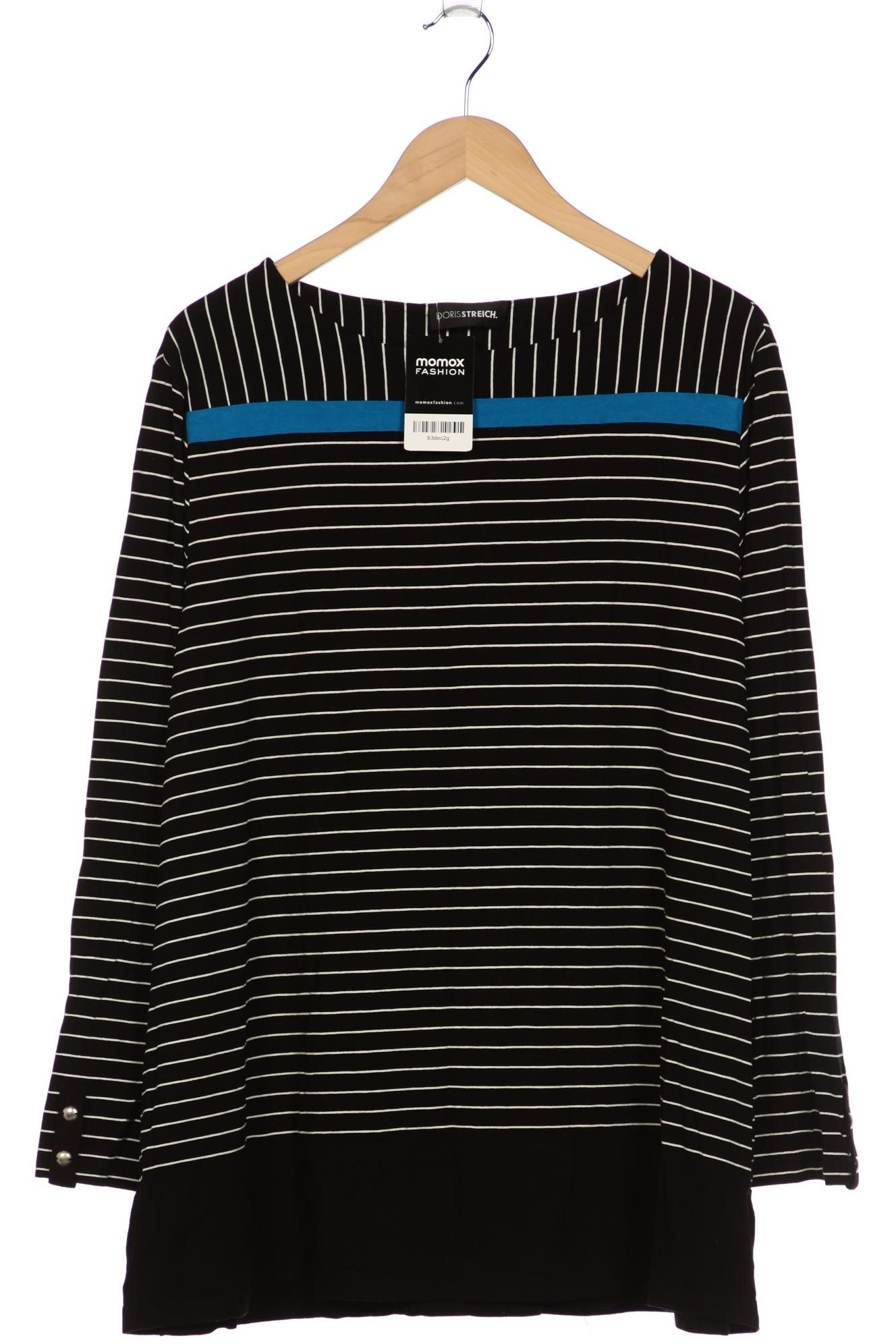 

Doris Streich Damen Langarmshirt, schwarz, Gr. 52