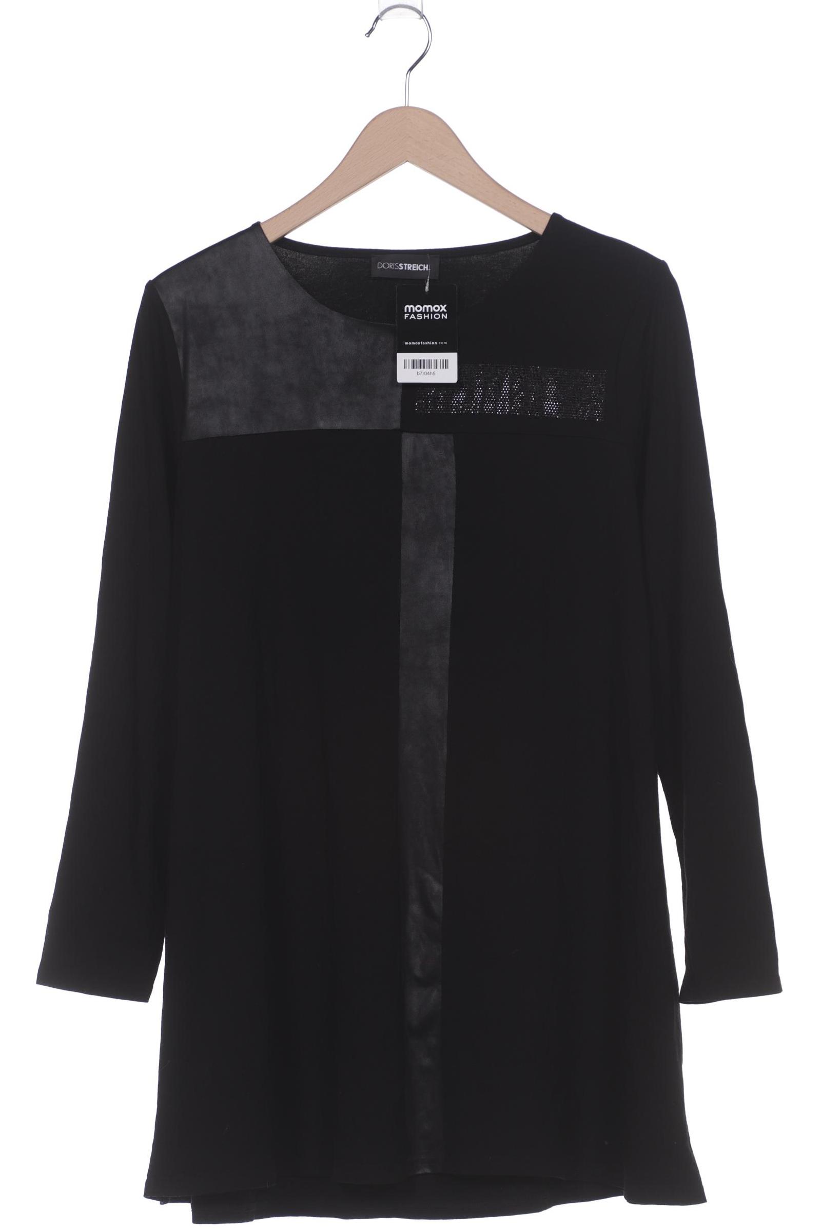 

Doris Streich Damen Langarmshirt, schwarz, Gr. 44