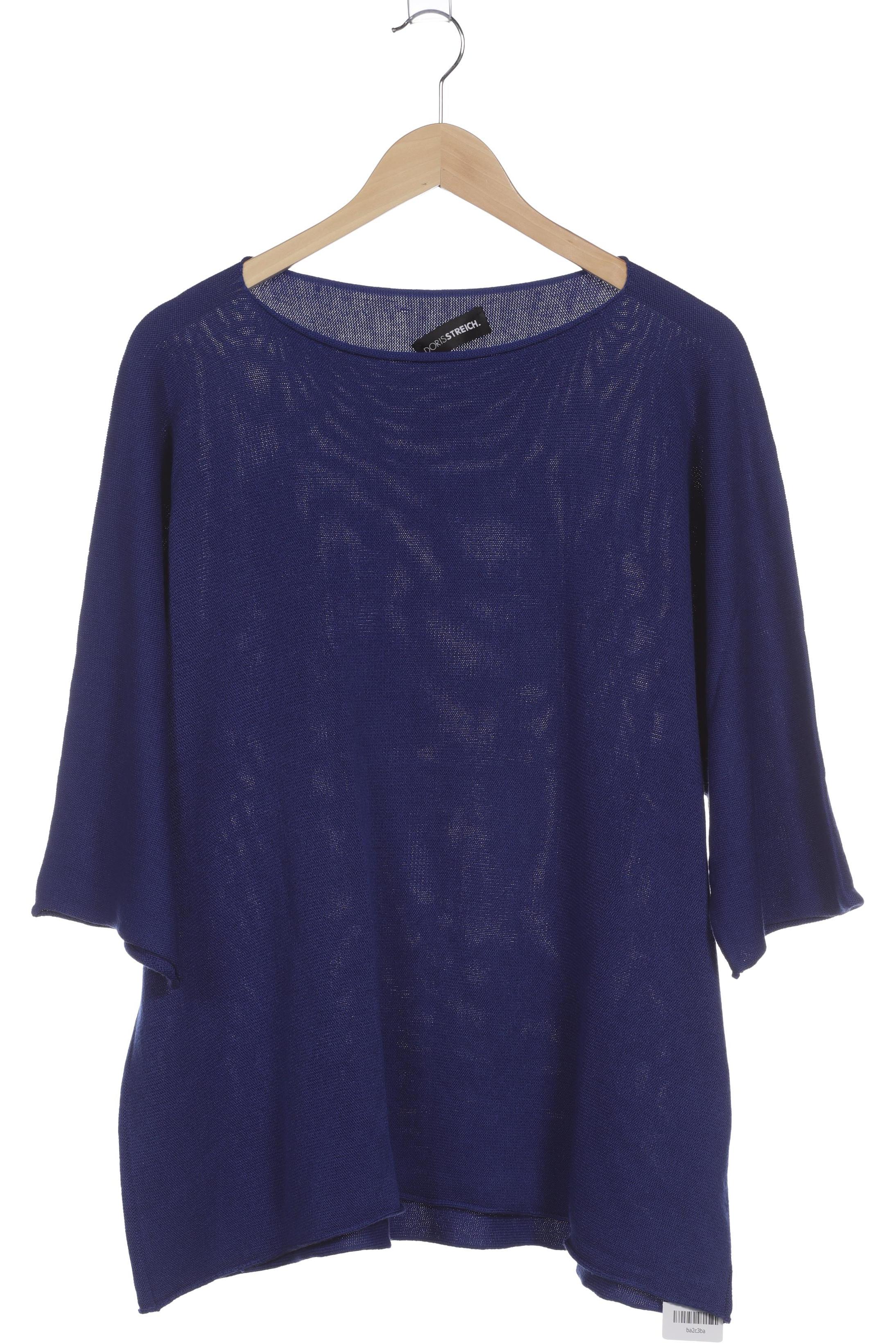 

Doris Streich Damen Pullover, blau, Gr. 50