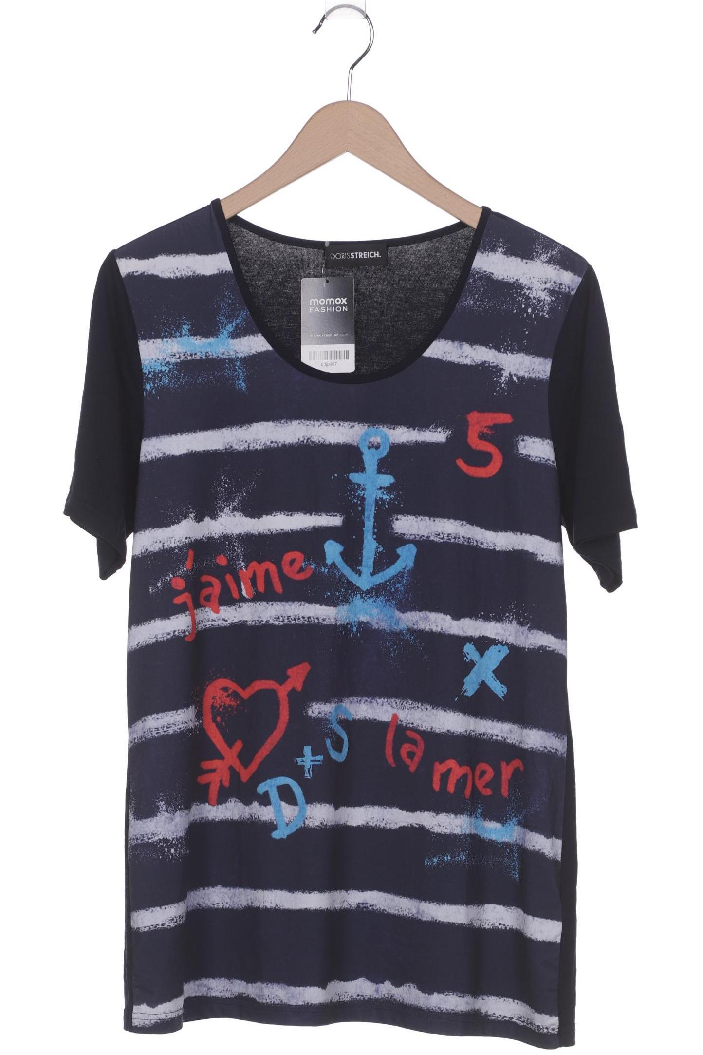 

Doris Streich Damen T-Shirt, marineblau, Gr. 42