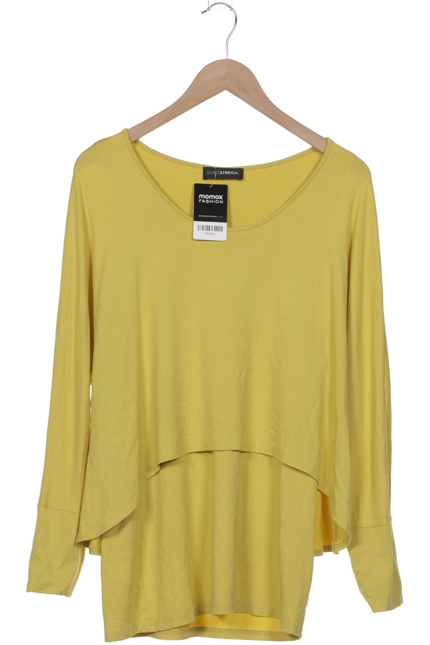 

Doris Streich Damen Langarmshirt, gelb, Gr. 38