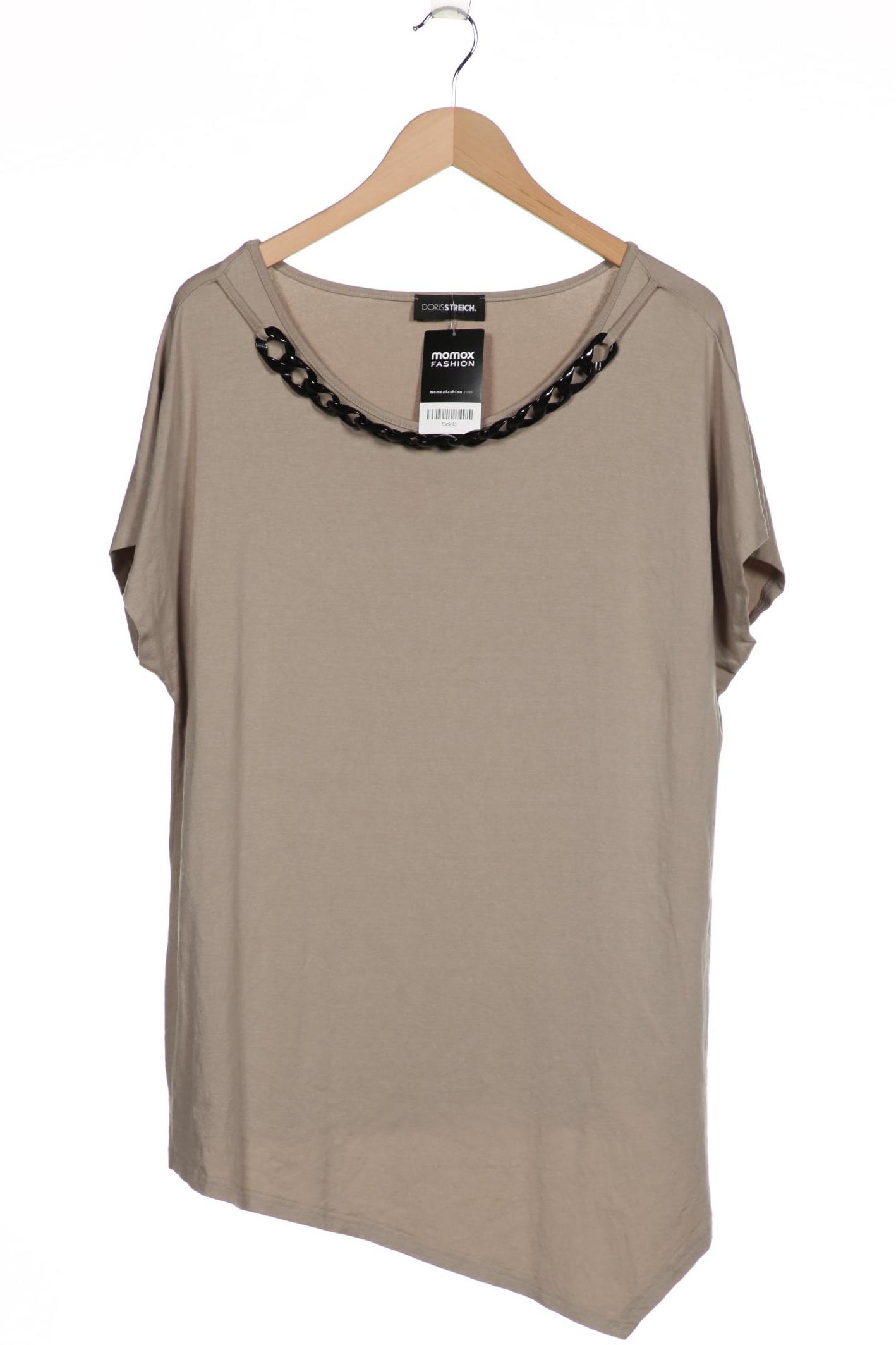 

Doris Streich Damen T-Shirt, beige, Gr. 48