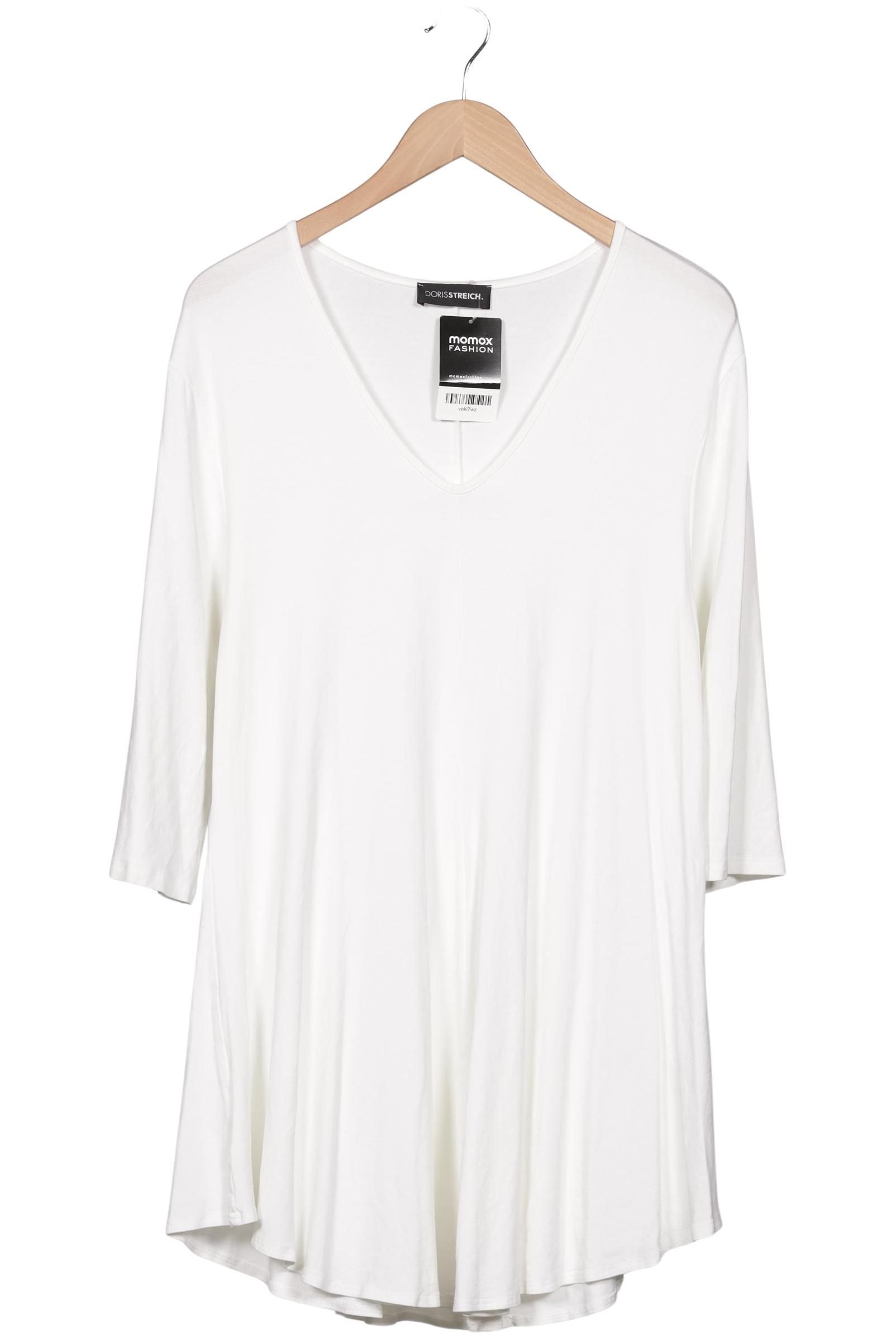 

Doris Streich Damen Langarmshirt, weiß, Gr. 48
