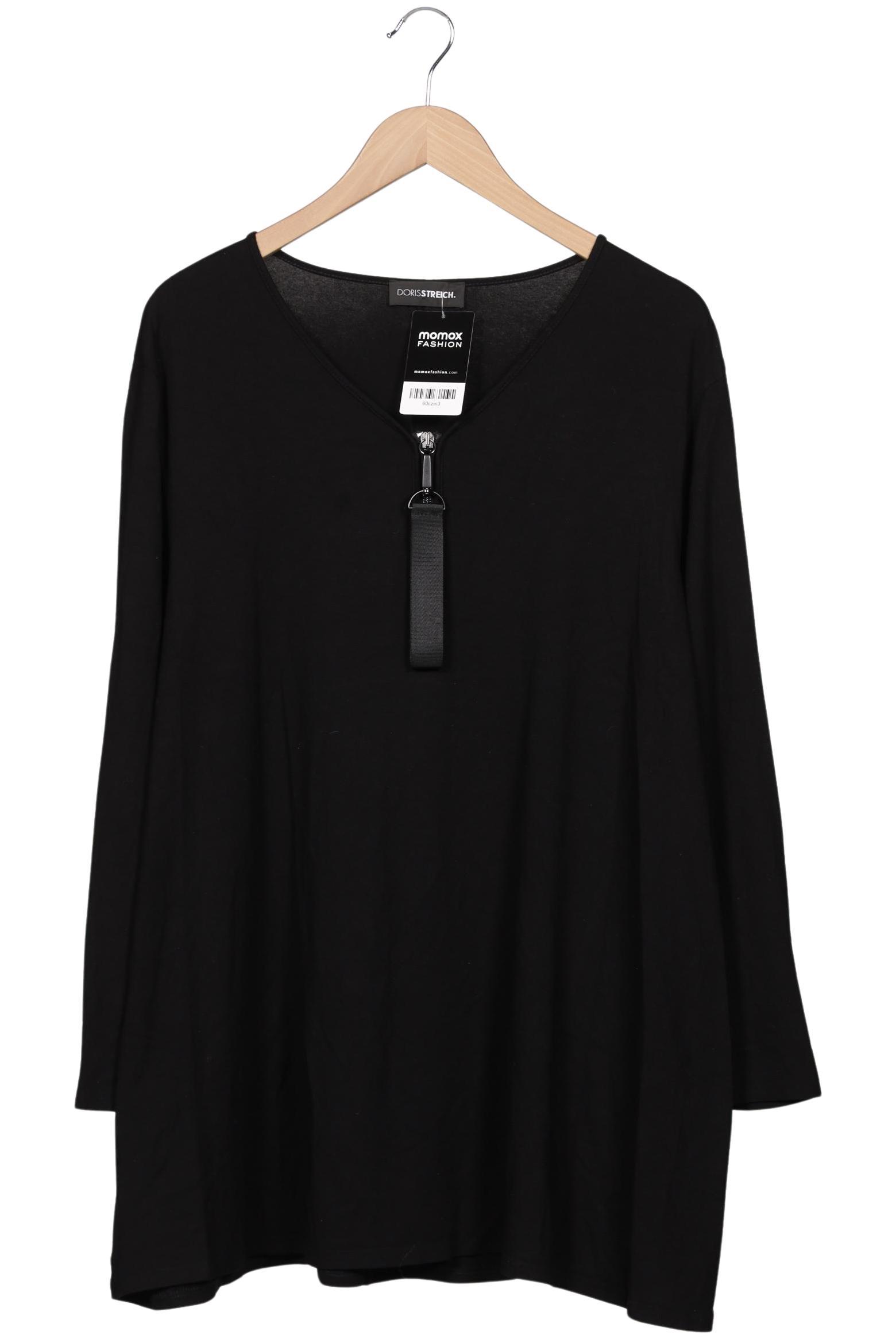 

Doris Streich Damen Langarmshirt, schwarz, Gr. 52