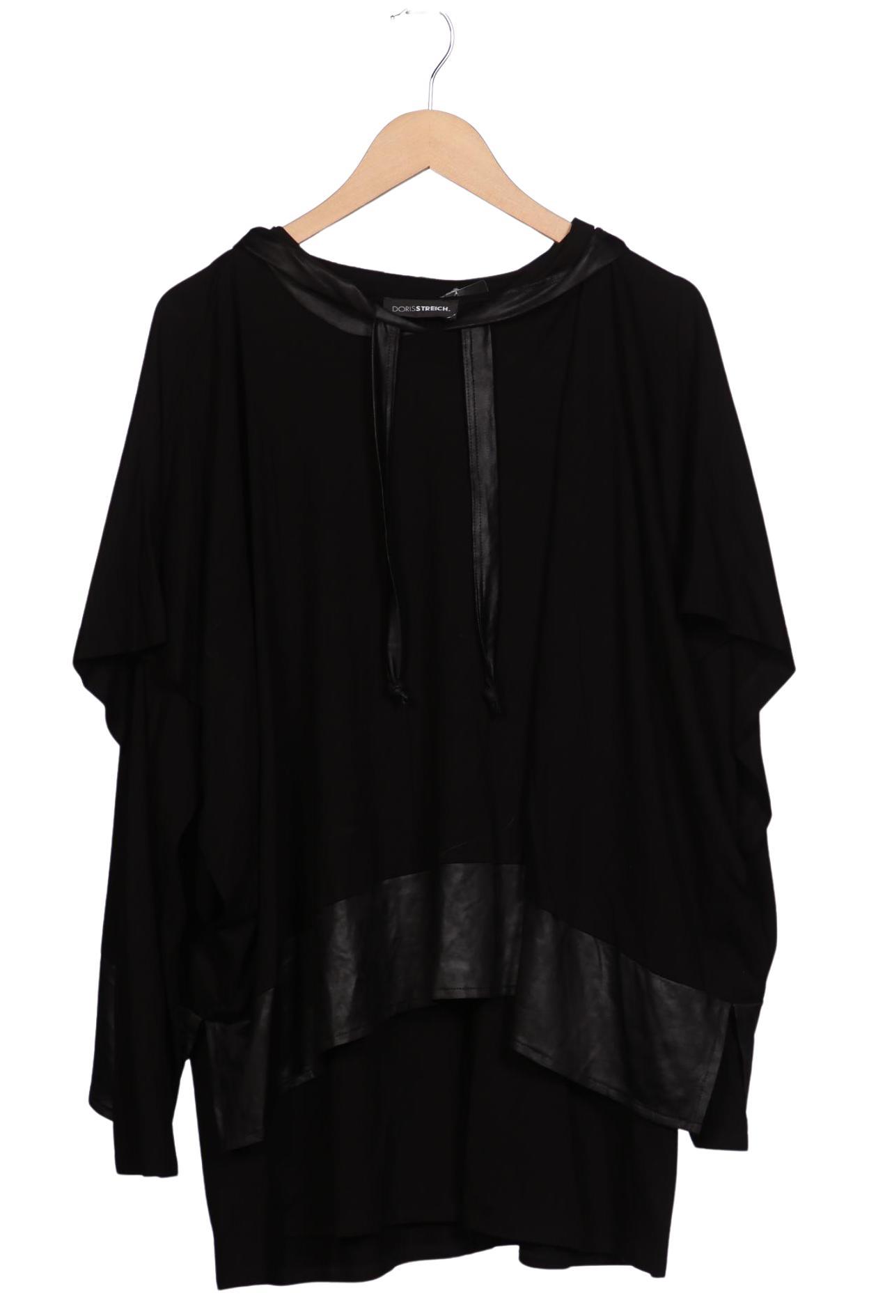 

Doris Streich Damen Langarmshirt, schwarz, Gr. 48