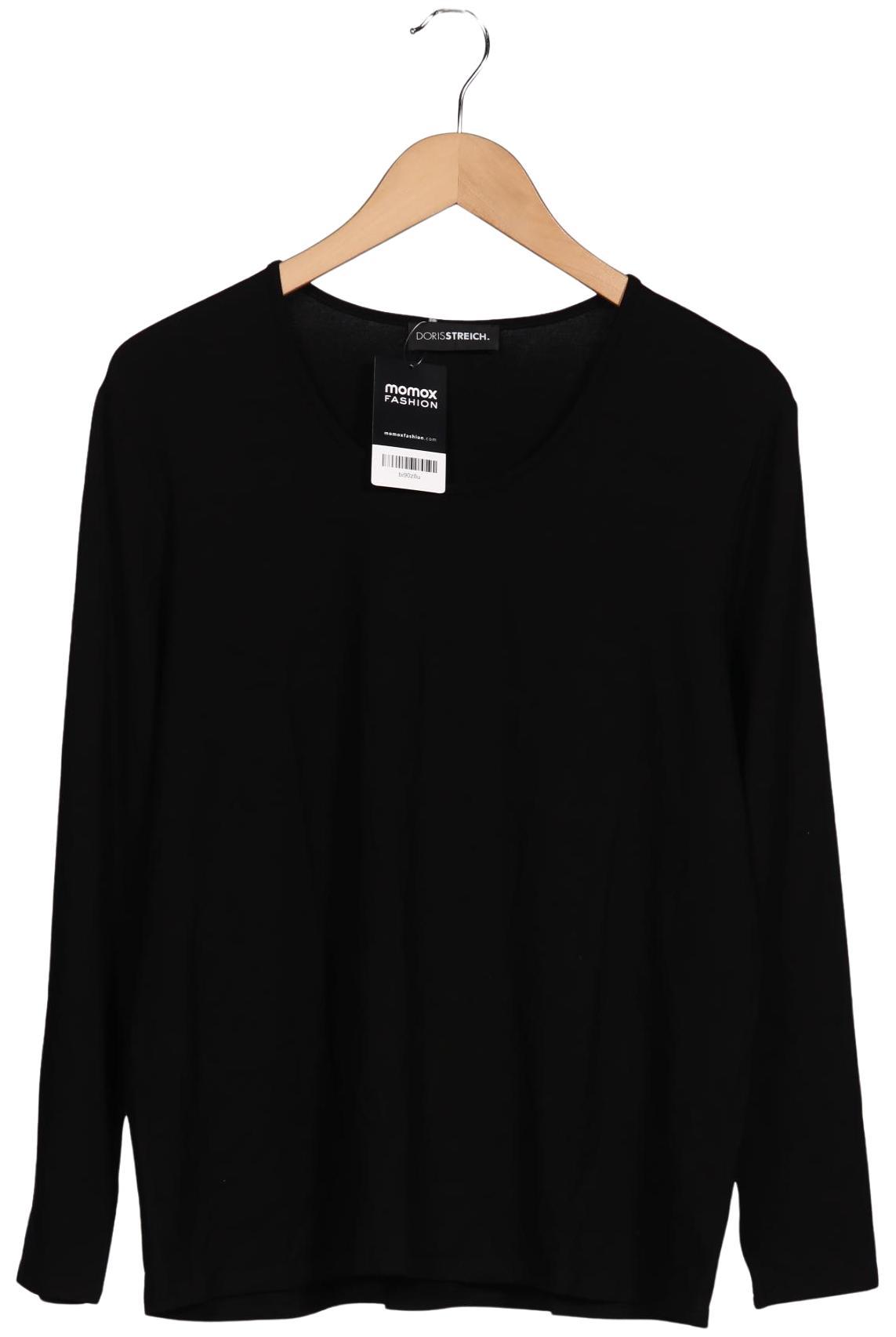 

Doris Streich Damen Langarmshirt, schwarz, Gr. 46