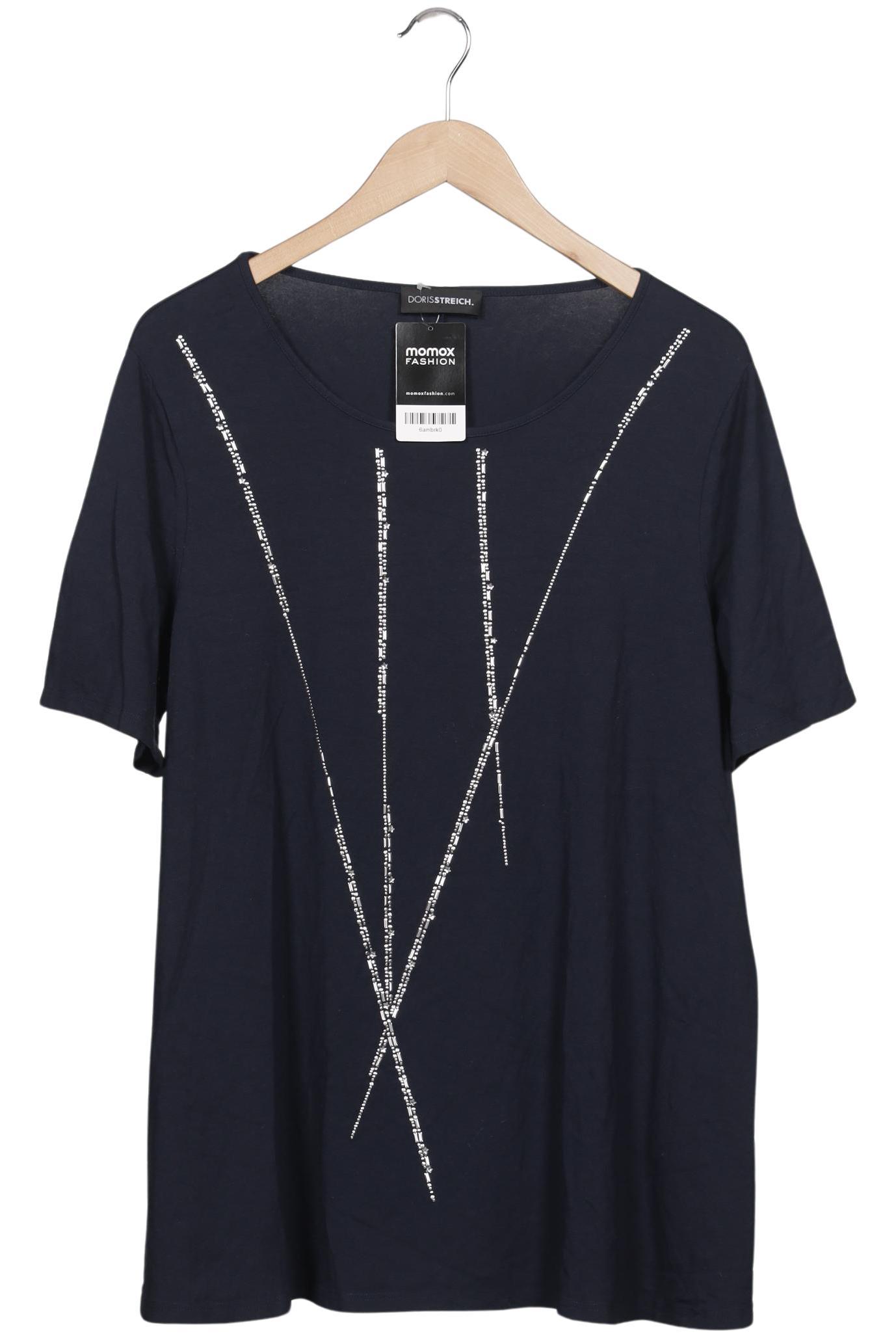 

Doris Streich Damen T-Shirt, marineblau, Gr. 46