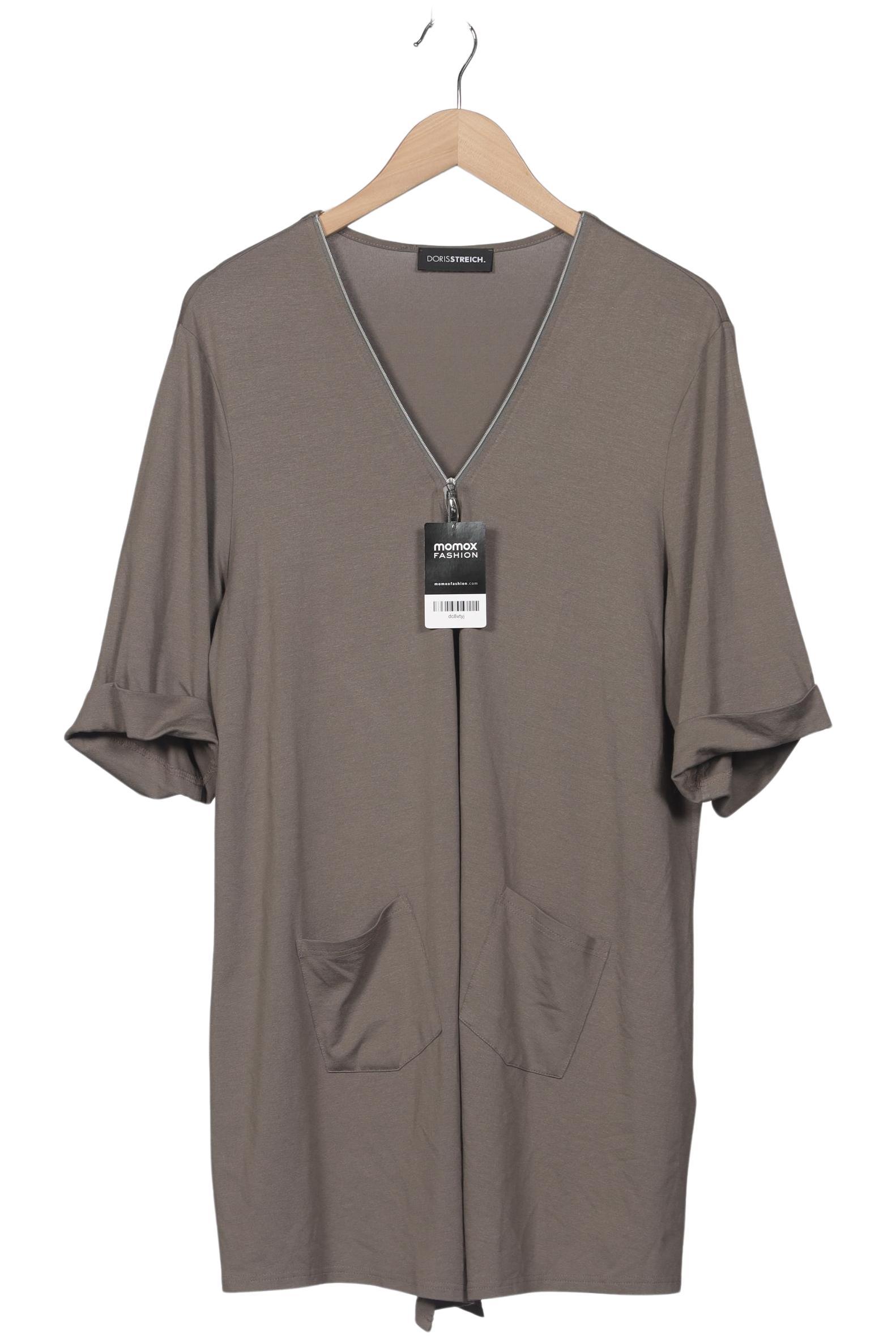 

Doris Streich Damen Strickjacke, grau, Gr. 48